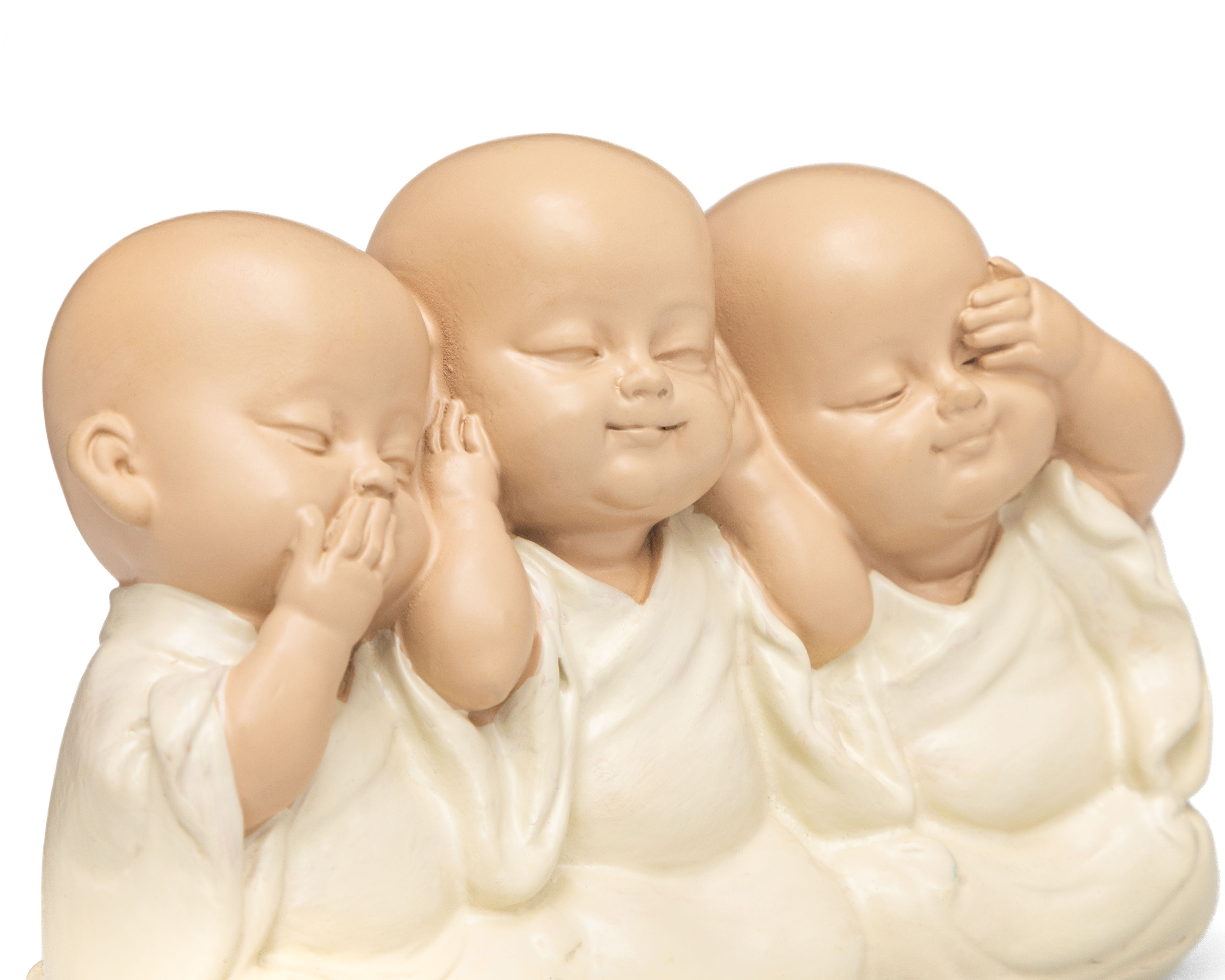 Foto 4 pulgar | Foto 3 | Escultura de Monjes Budistas Rajani de Cerámica