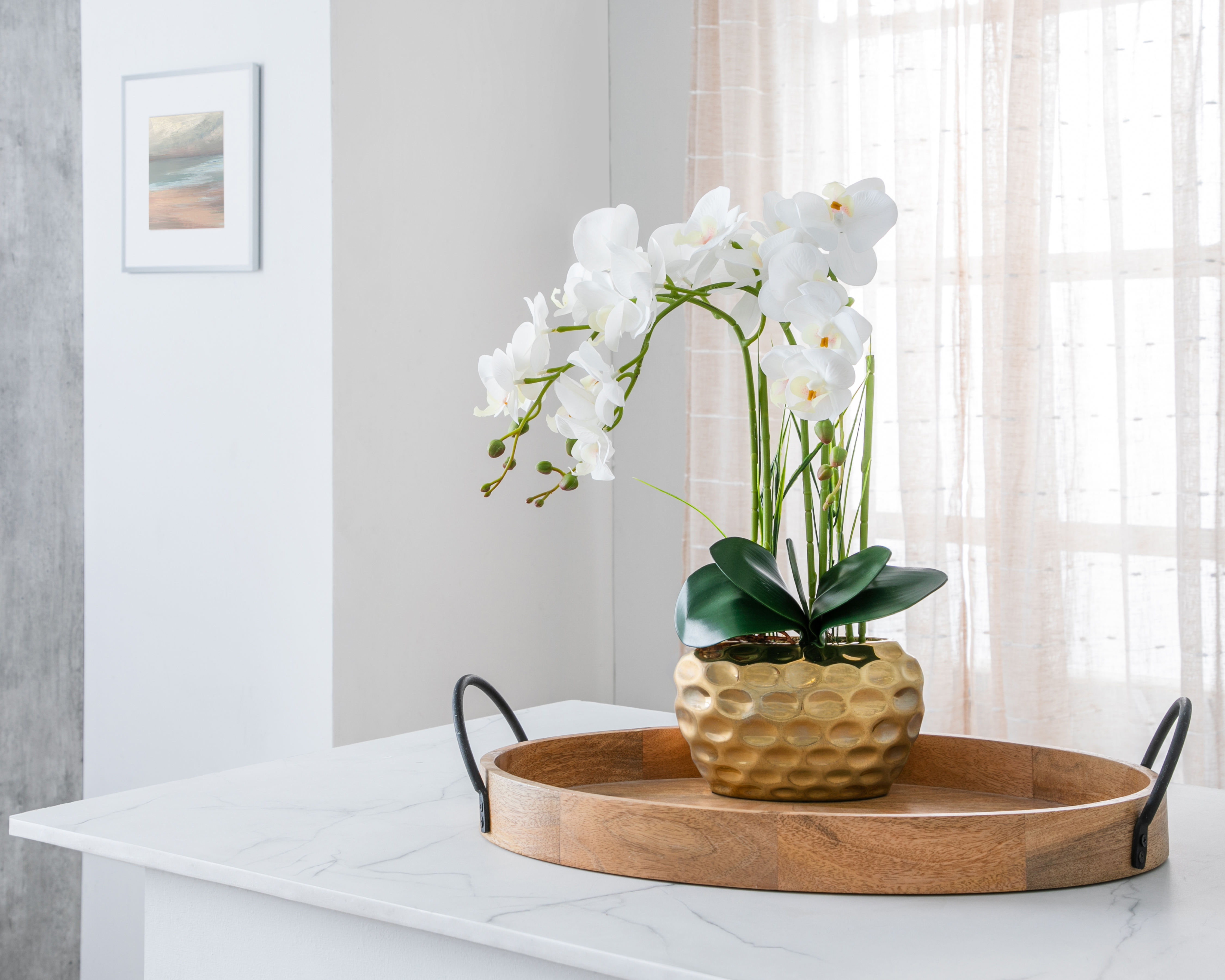 Foto 4 | Foto 4 | Orquídea Artificial con Maceta Starhaus 48 cm