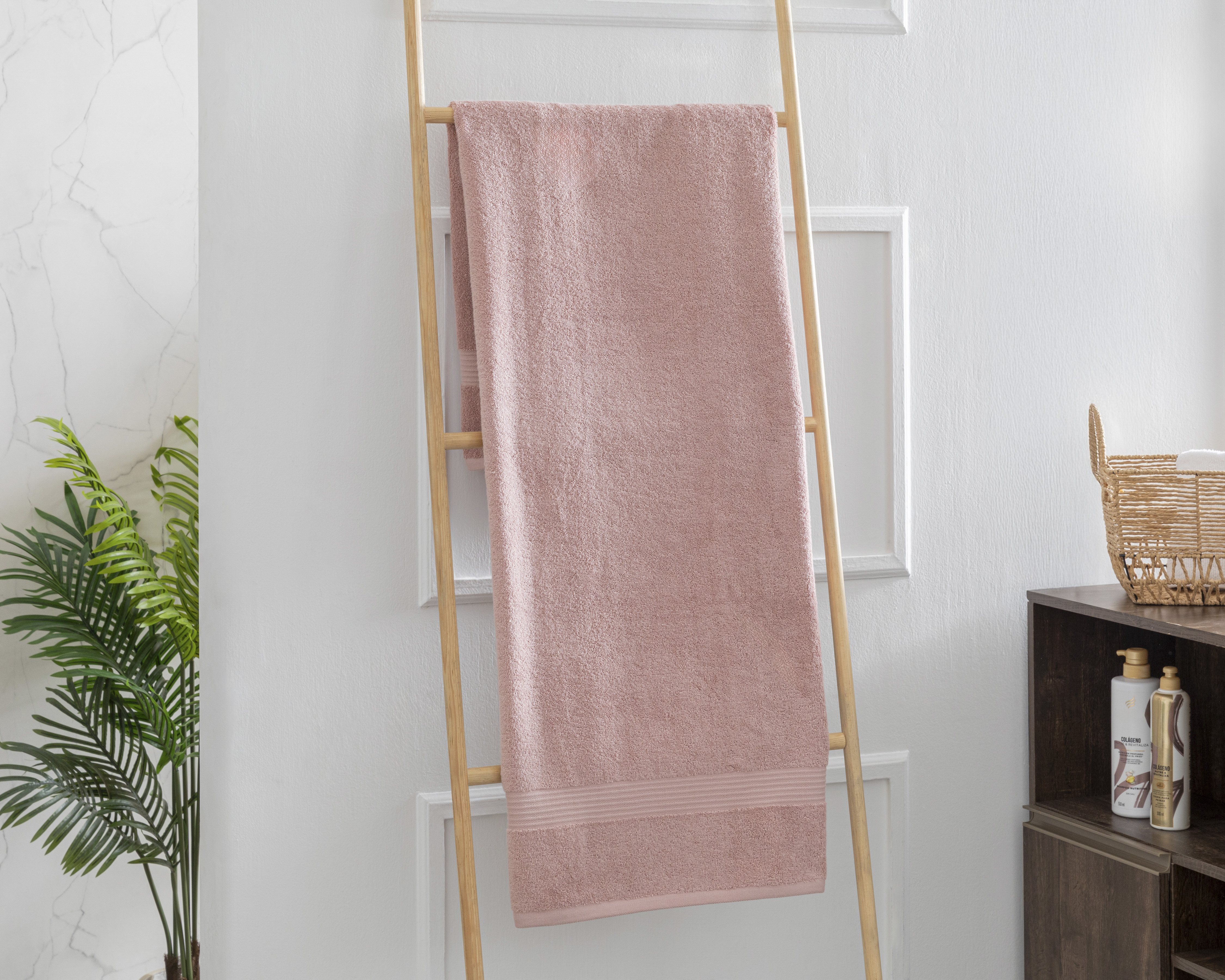 Foto 4 | Foto 4 | Toalla de Medio Baño Starhaus Crepe Rosa