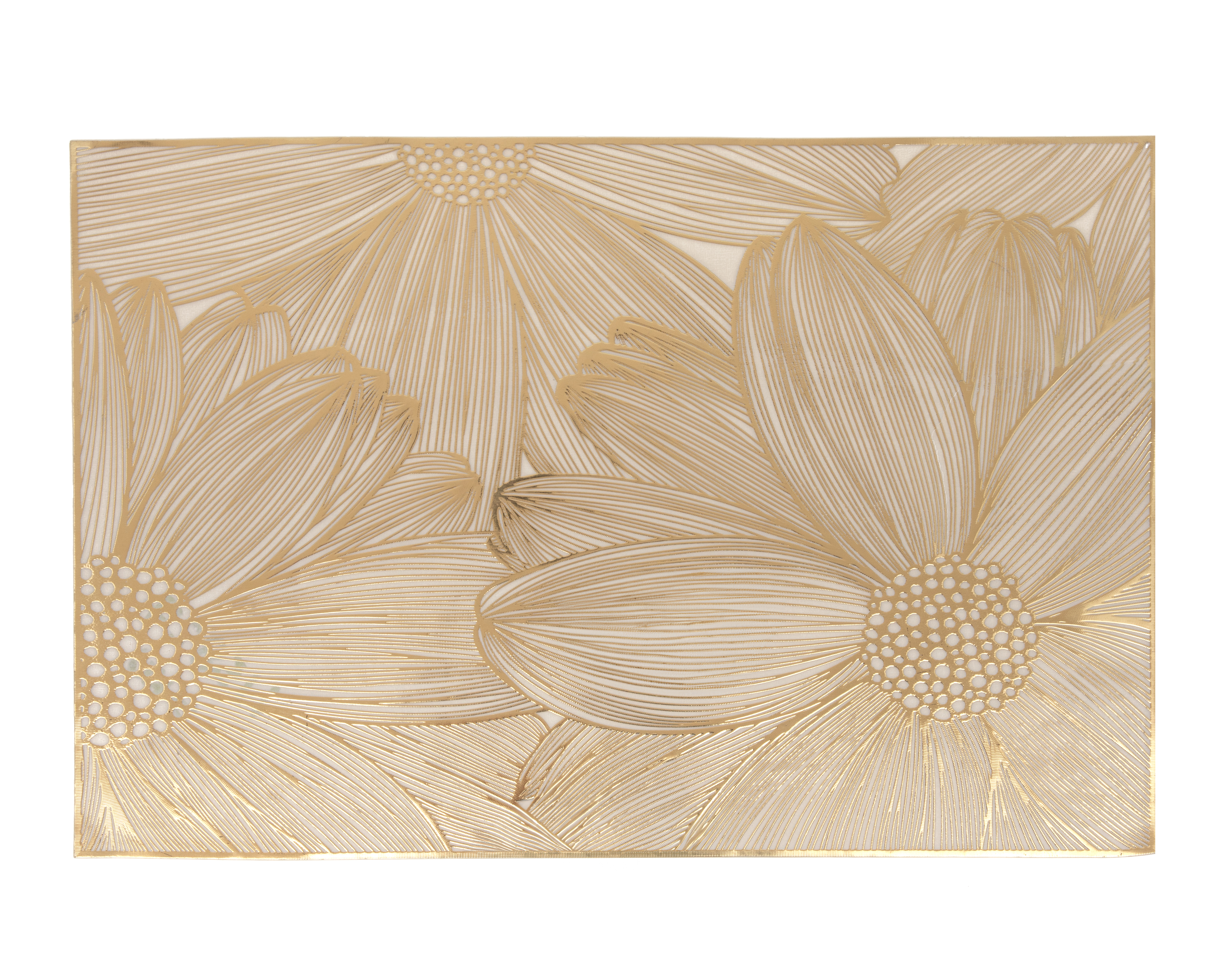 Foto 3 | Foto 3 | Mantel Individual Starhaus Lilly Dorado 4 Piezas