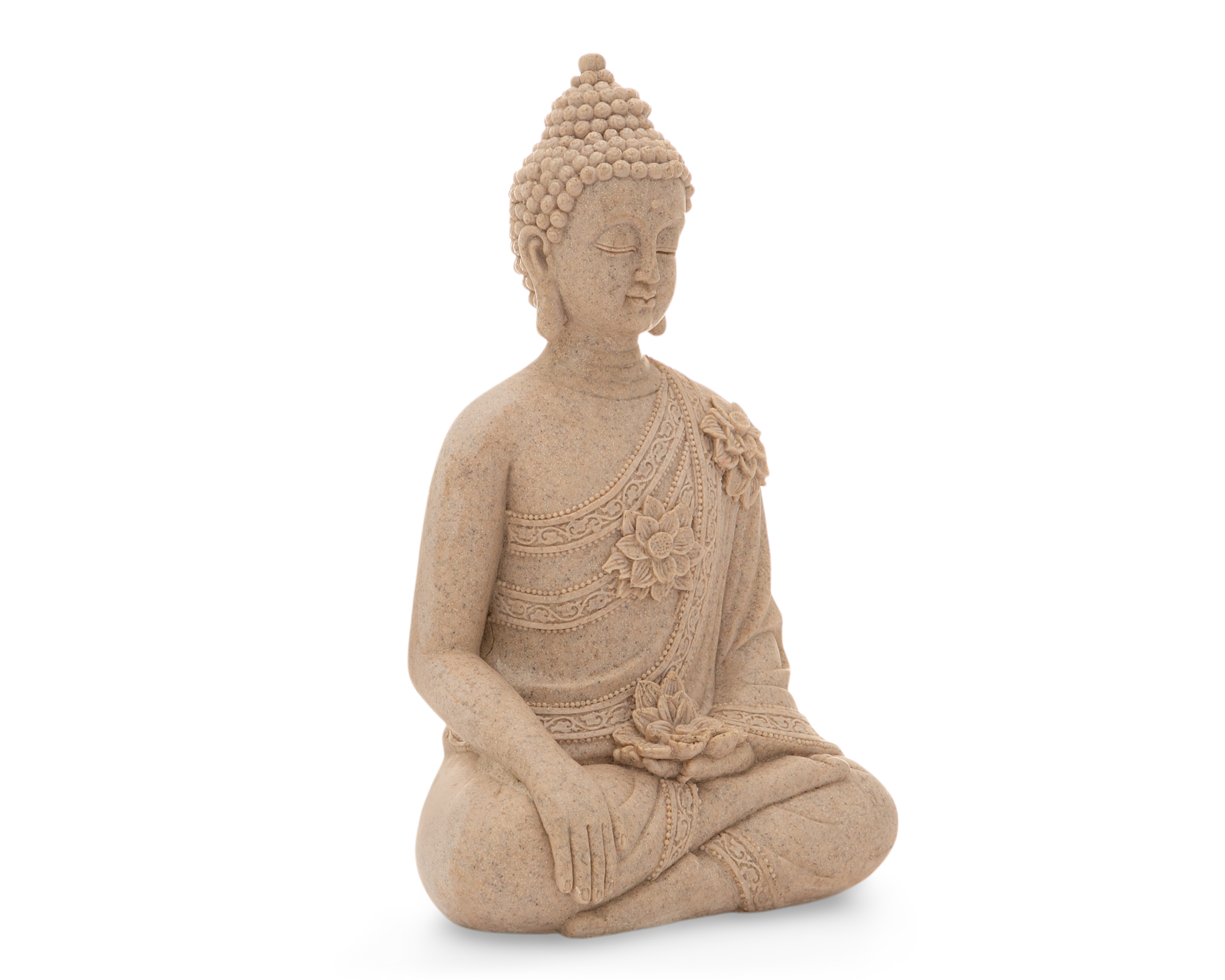 Escultura de Buda Eena de Poliresina