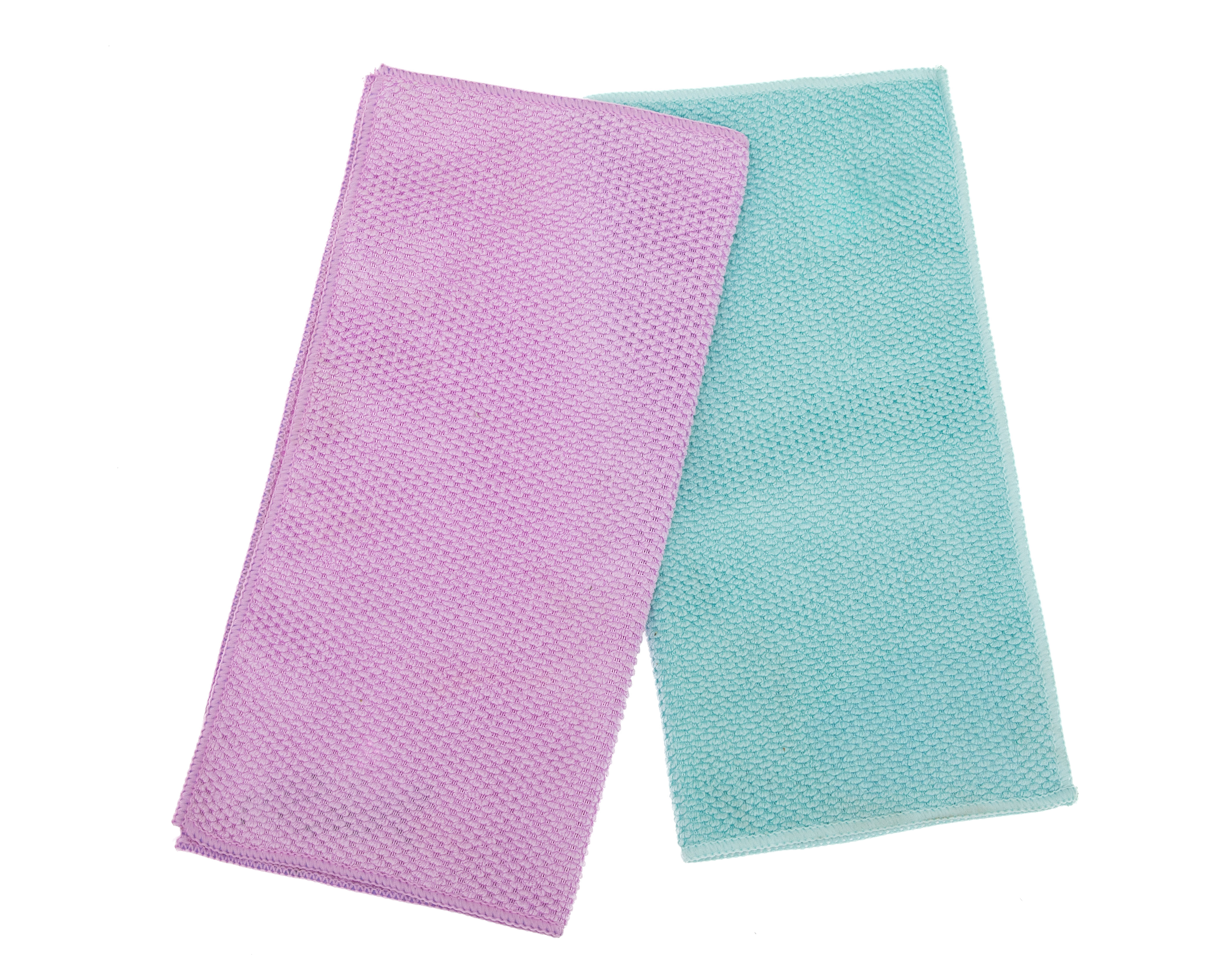 Toalla de Cocina Lotus Lila y Azul 2 Piezas
