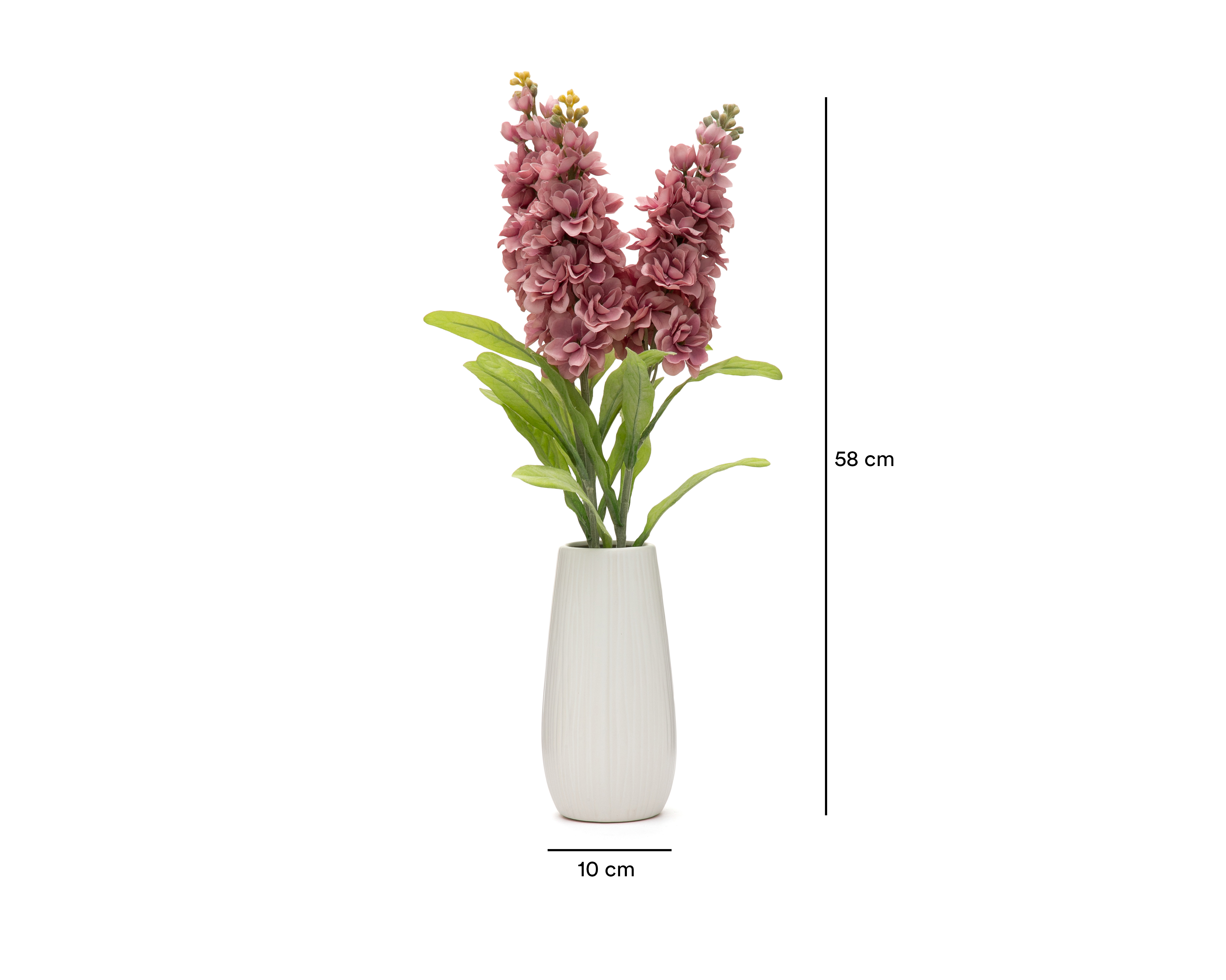 Foto 5 | Foto 5 | Jacinta Artificial con Florero Starhaus 58 cm