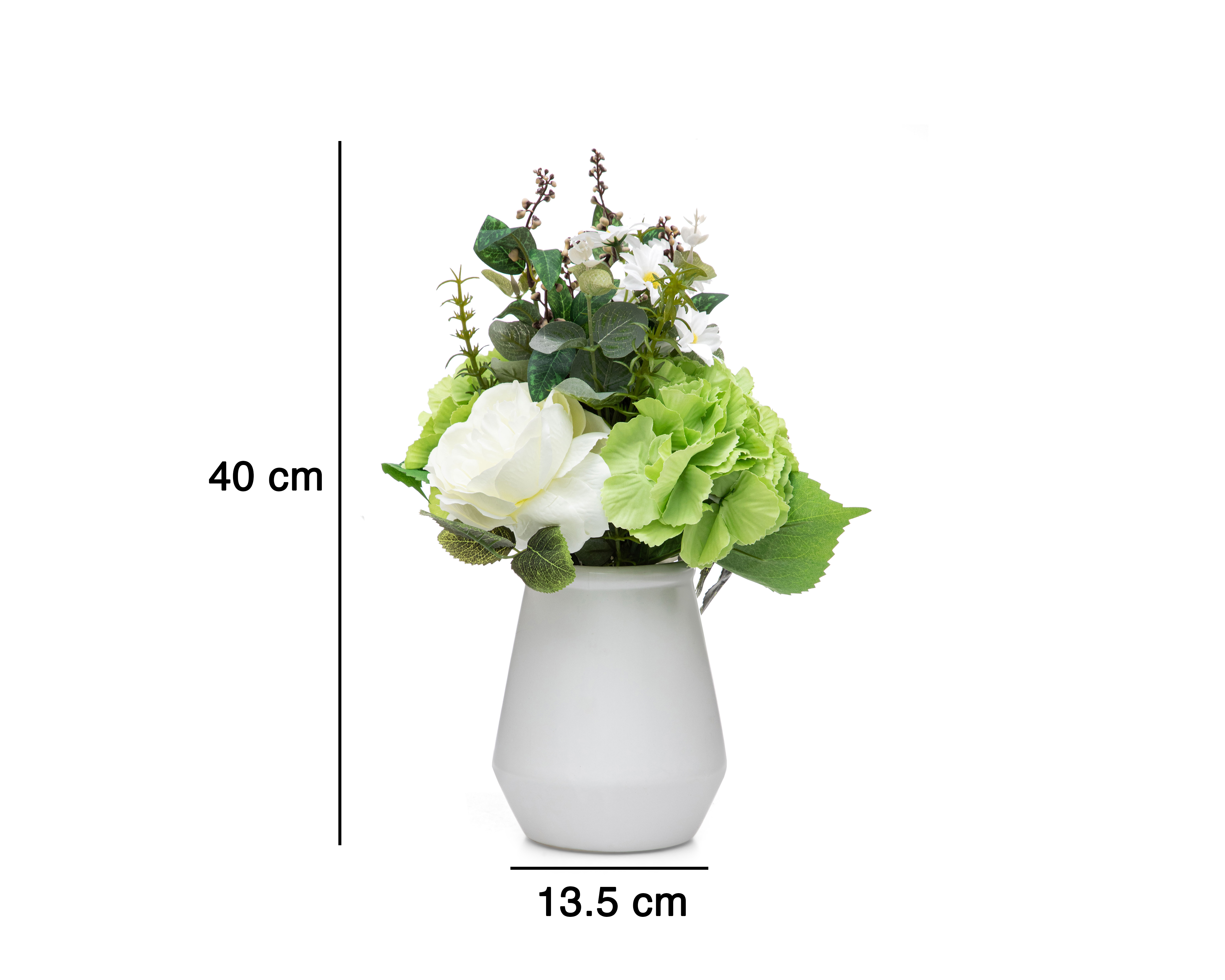Foto 5 | Foto 5 | Flores Artificiales con Jarrón Starhaus 40 cm
