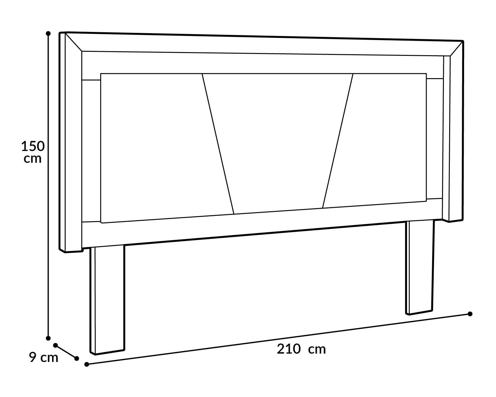 Foto 9 pulgar | Foto 8 | Cabecera Diana King Size Nuez con Luz LED