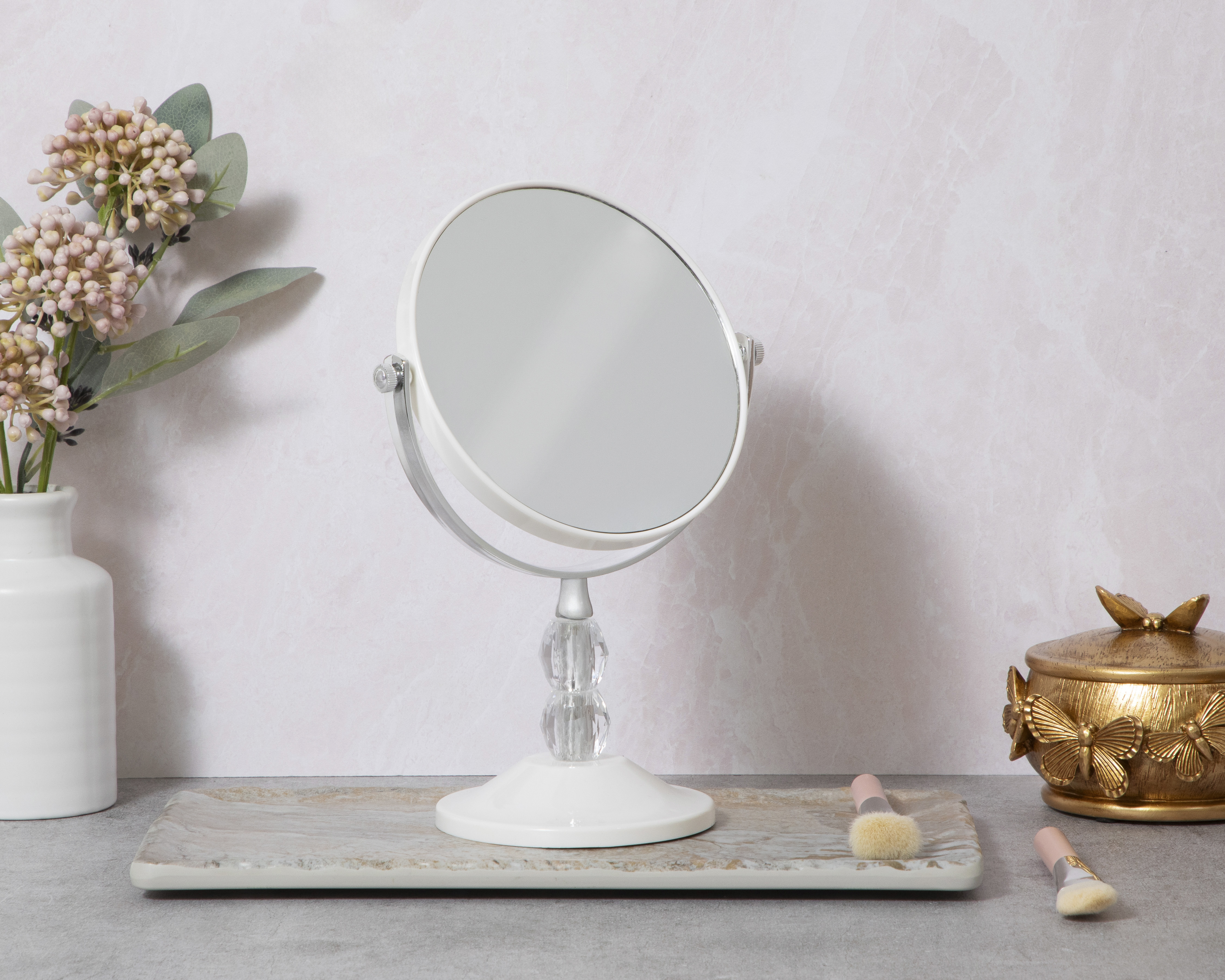 Foto 5 | Foto 5 | Espejo Redondo Martina 18 x 11 x 25 cm