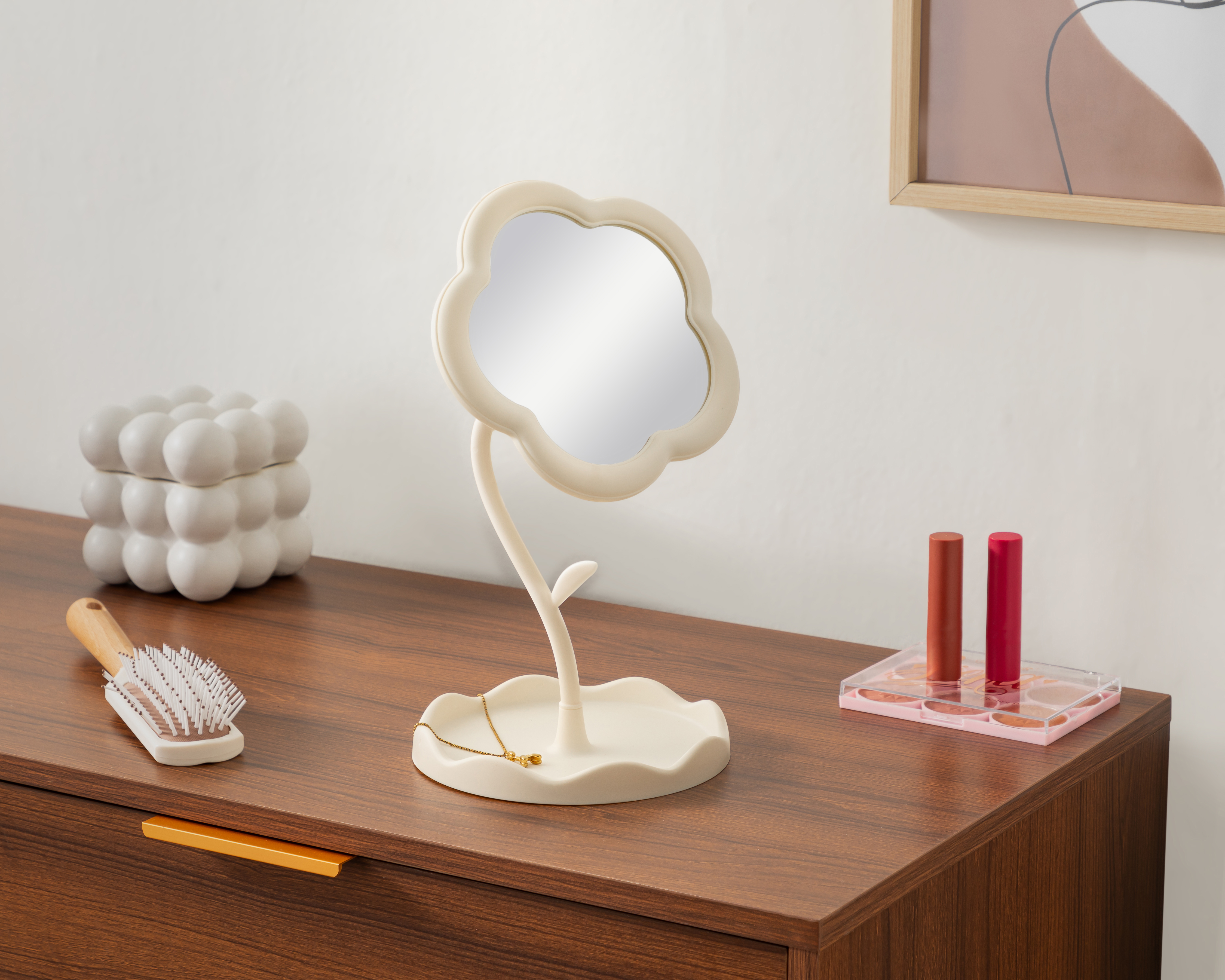 Foto 5 pulgar | Foto 4 | Espejo de Flor Lucia 17 x 16 x 30 cm