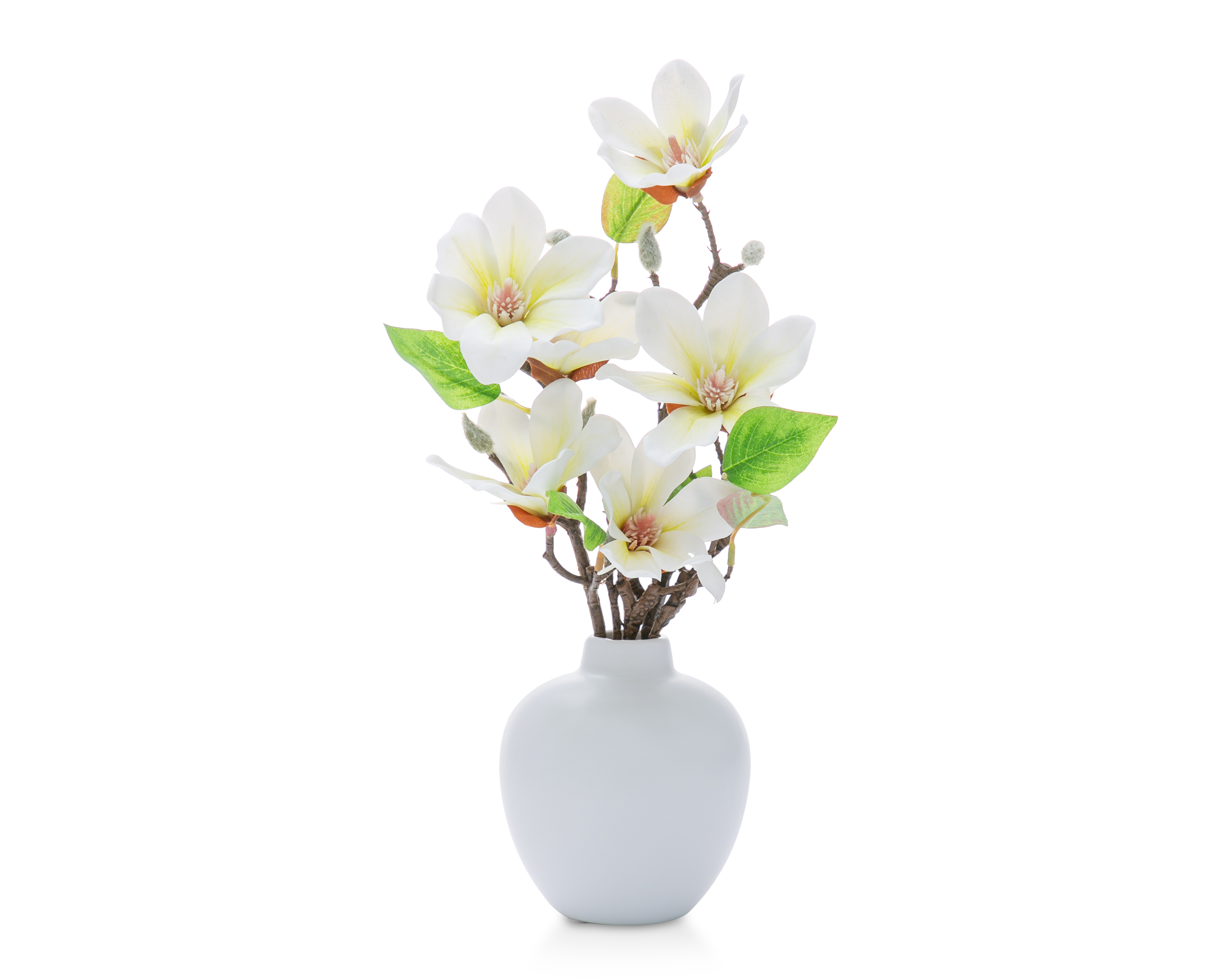 Foto 1 | Foto 1 | Magnolias Artificiales con Florero Starhaus 36 cm