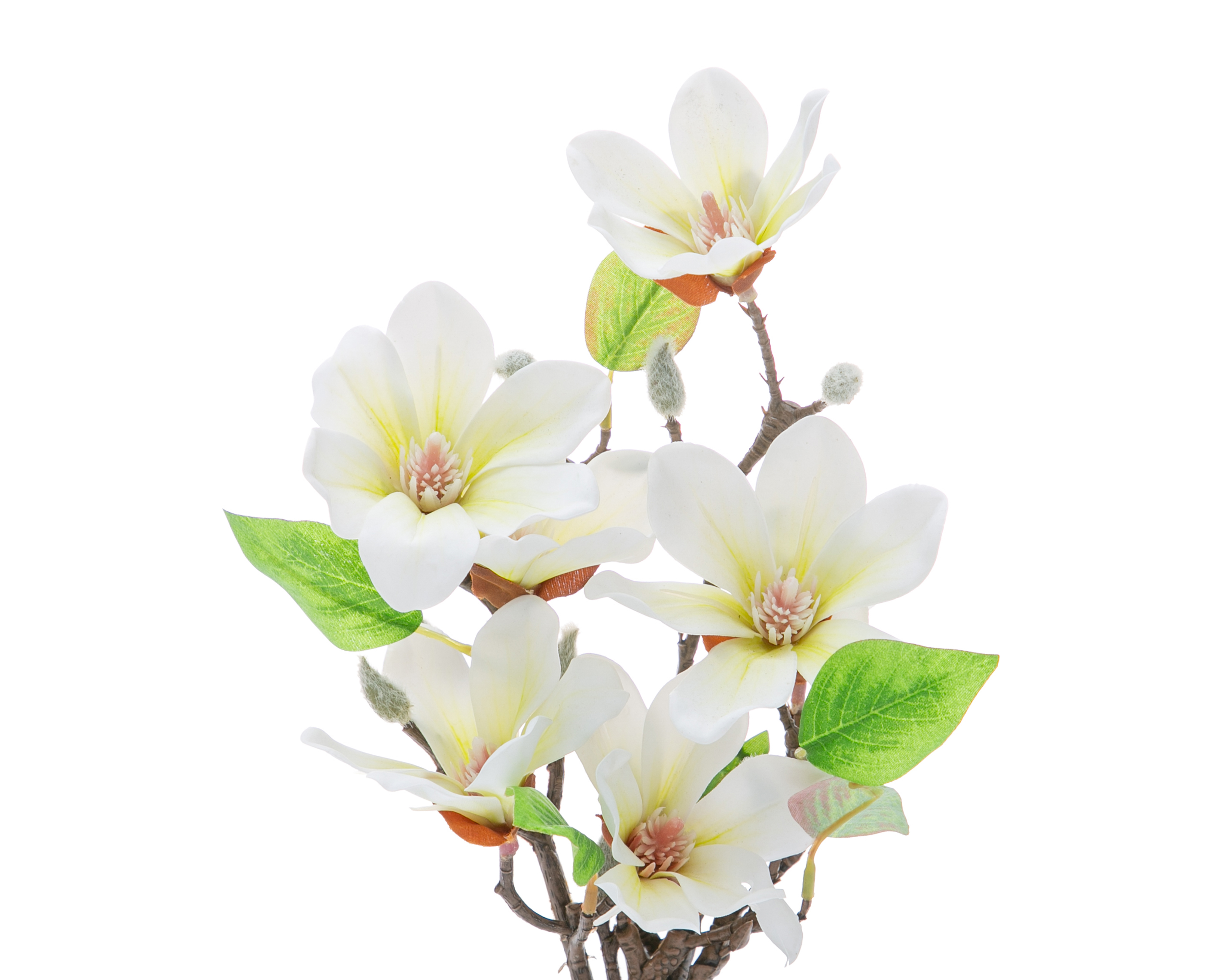 Foto 3 | Foto 3 | Magnolias Artificiales con Florero Starhaus 36 cm