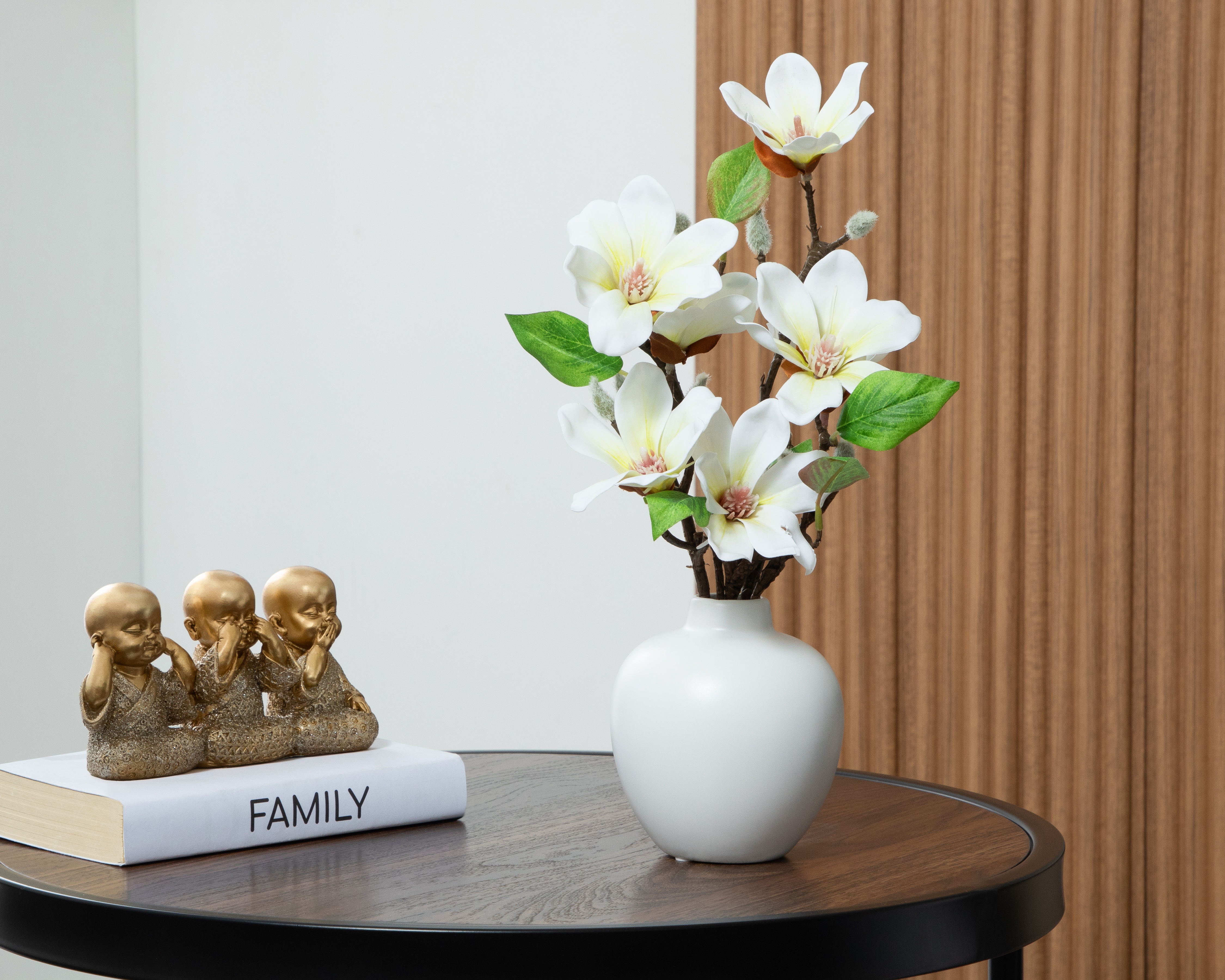 Foto 4 | Foto 4 | Magnolias Artificiales con Florero Starhaus 36 cm