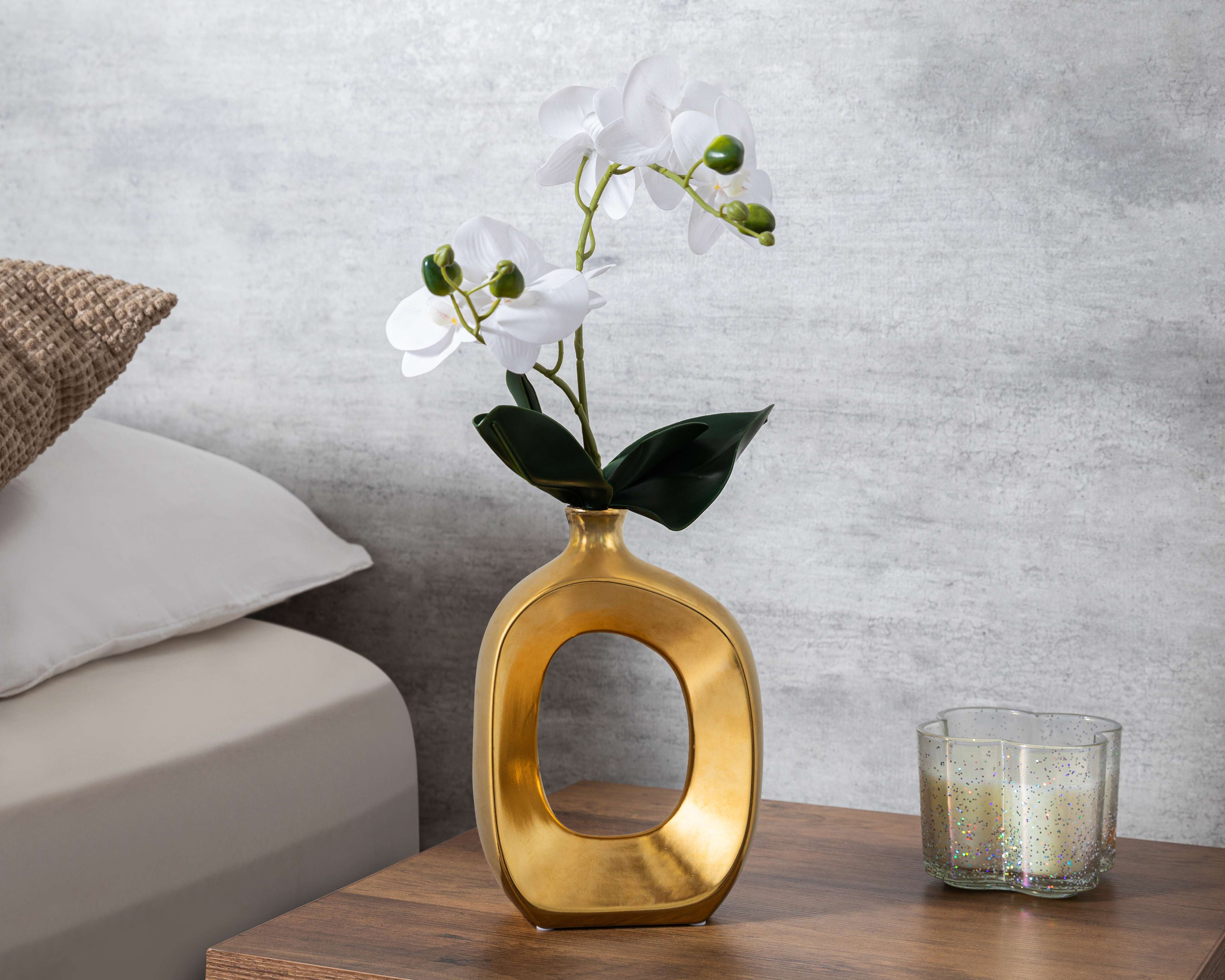 Foto 4 | Foto 4 | Orquídea Aritificial con Florero Starhaus 45 cm