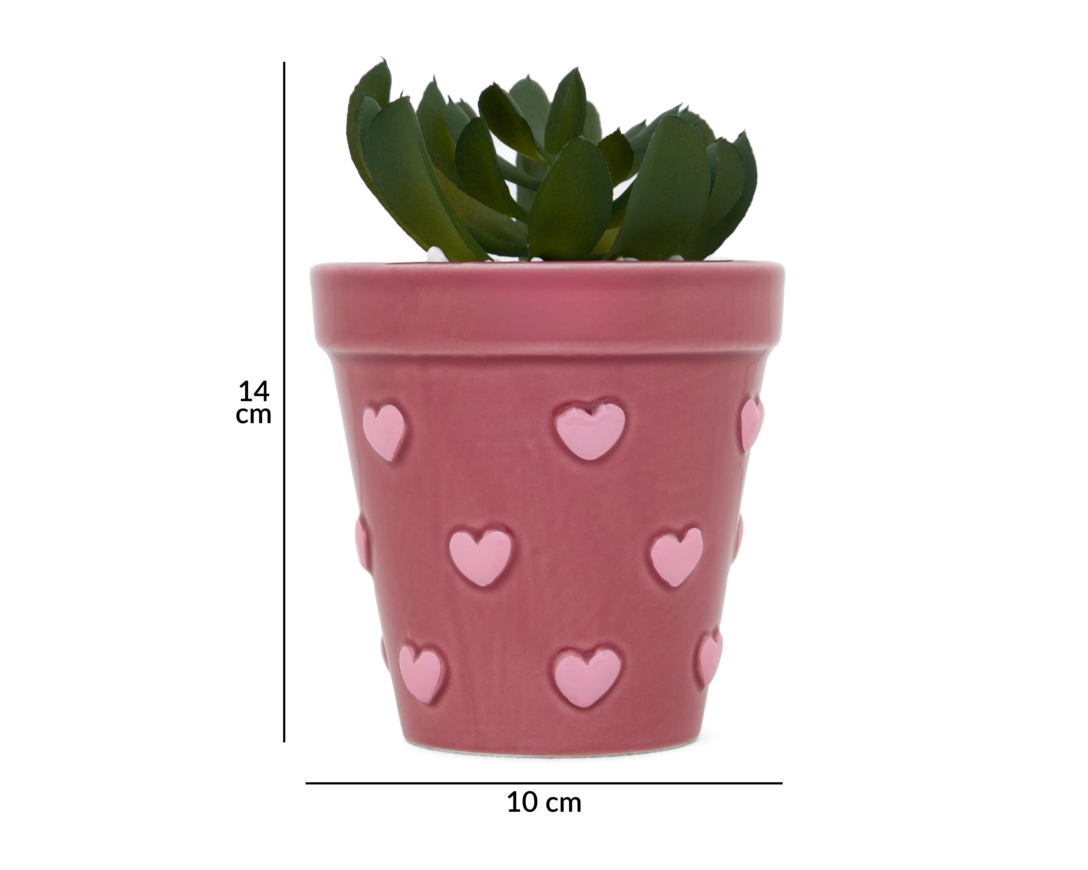 Foto 5 | Foto 5 | Suculenta Artificial con Maceta Starhaus 14 cm