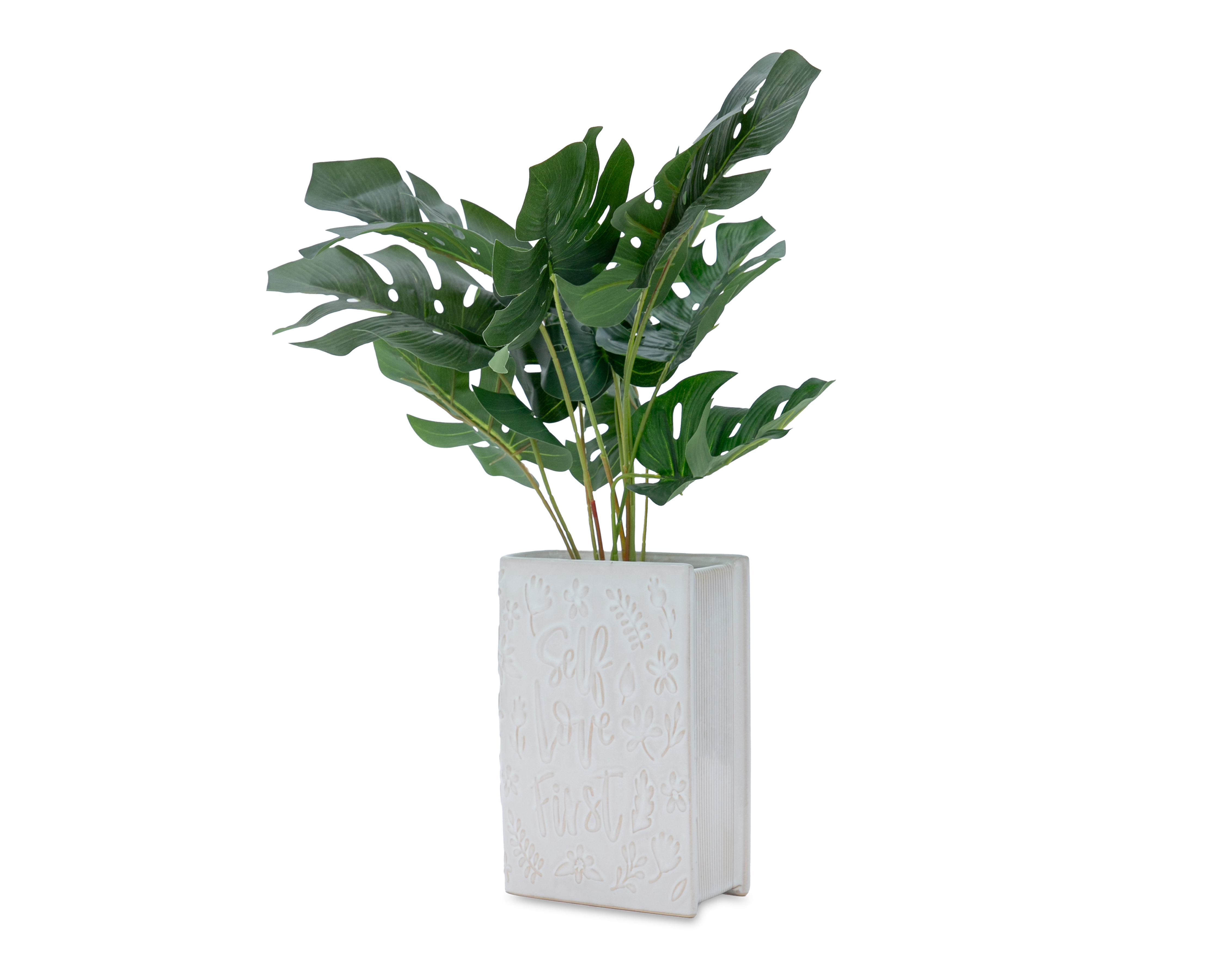 Foto 2 pulgar | Foto 1 | Monstera Artificial con Maceta Starhaus 48 cm