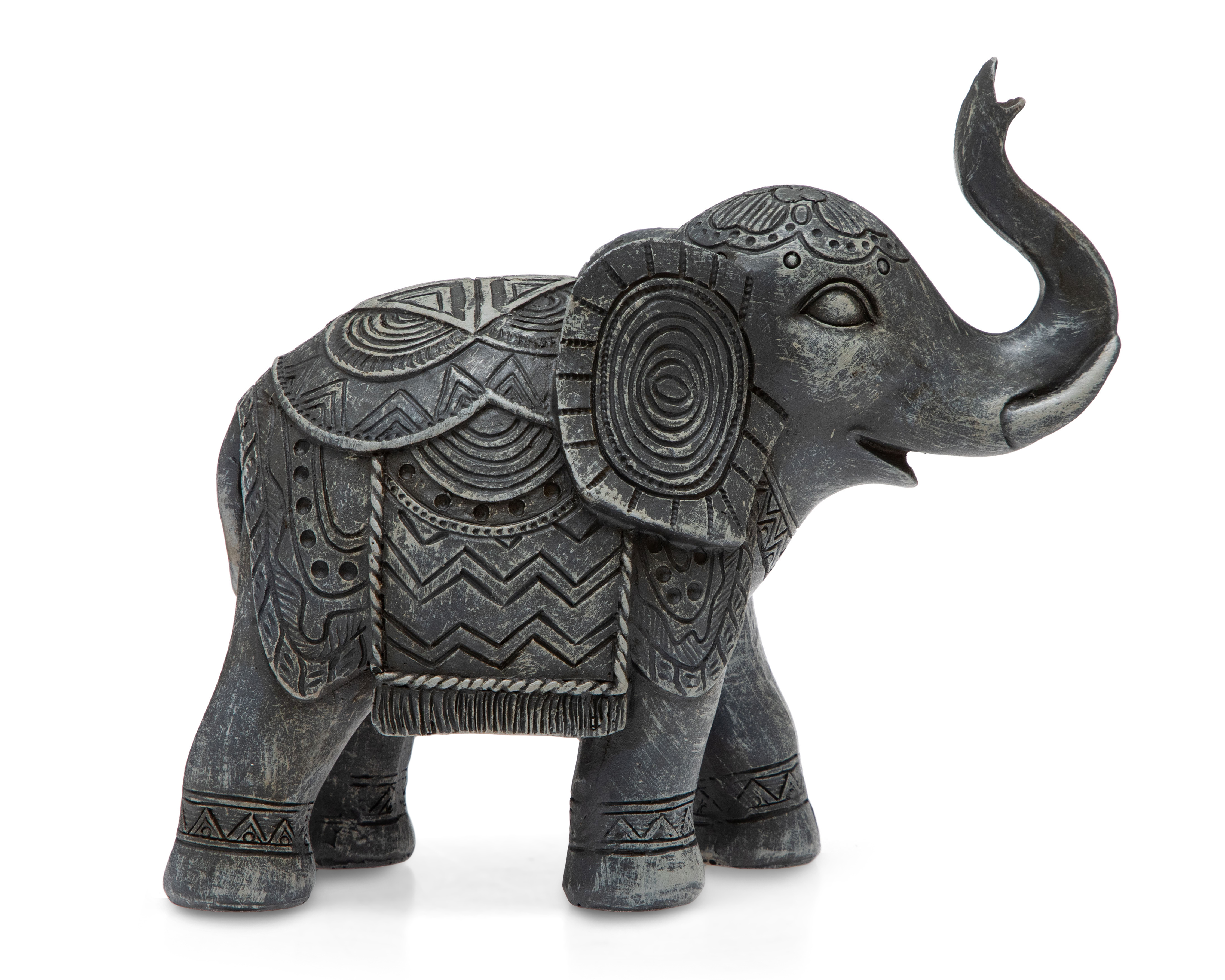 Escultura de Elefante Zari de Resina