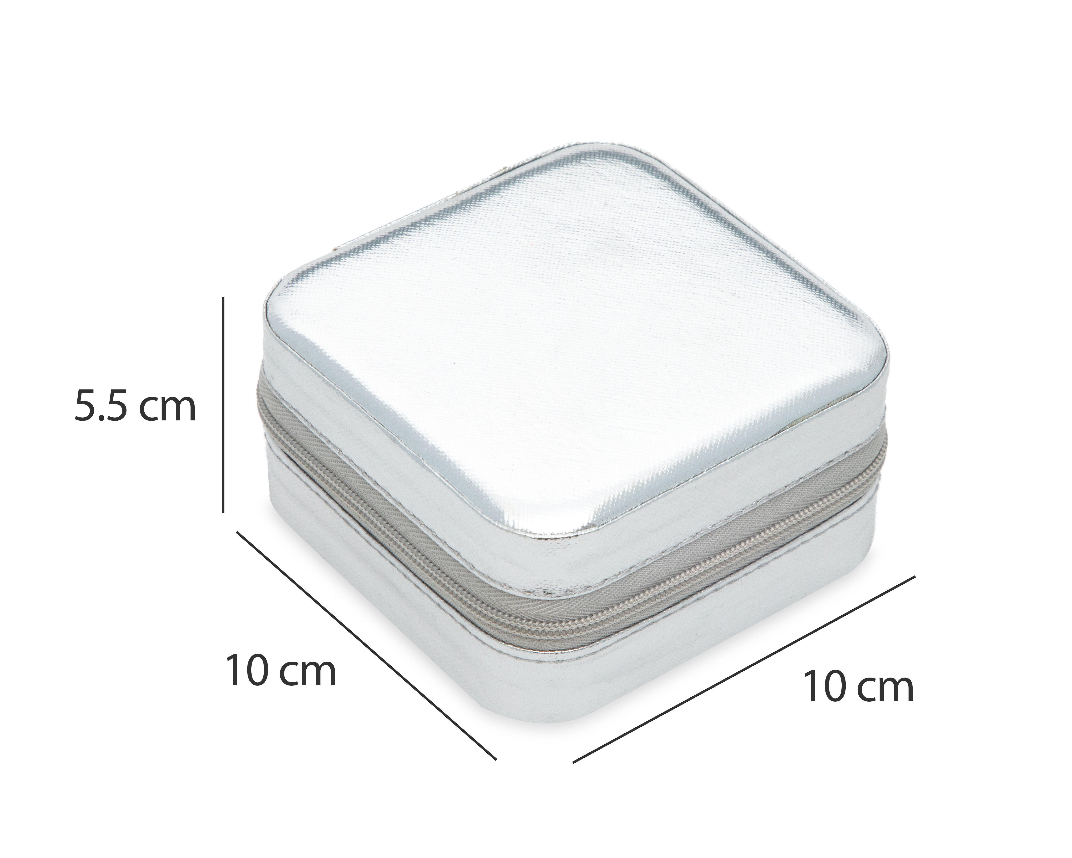 Foto 7 pulgar | Foto 6 | Joyero de Piel Sintética Starhaus Plateado