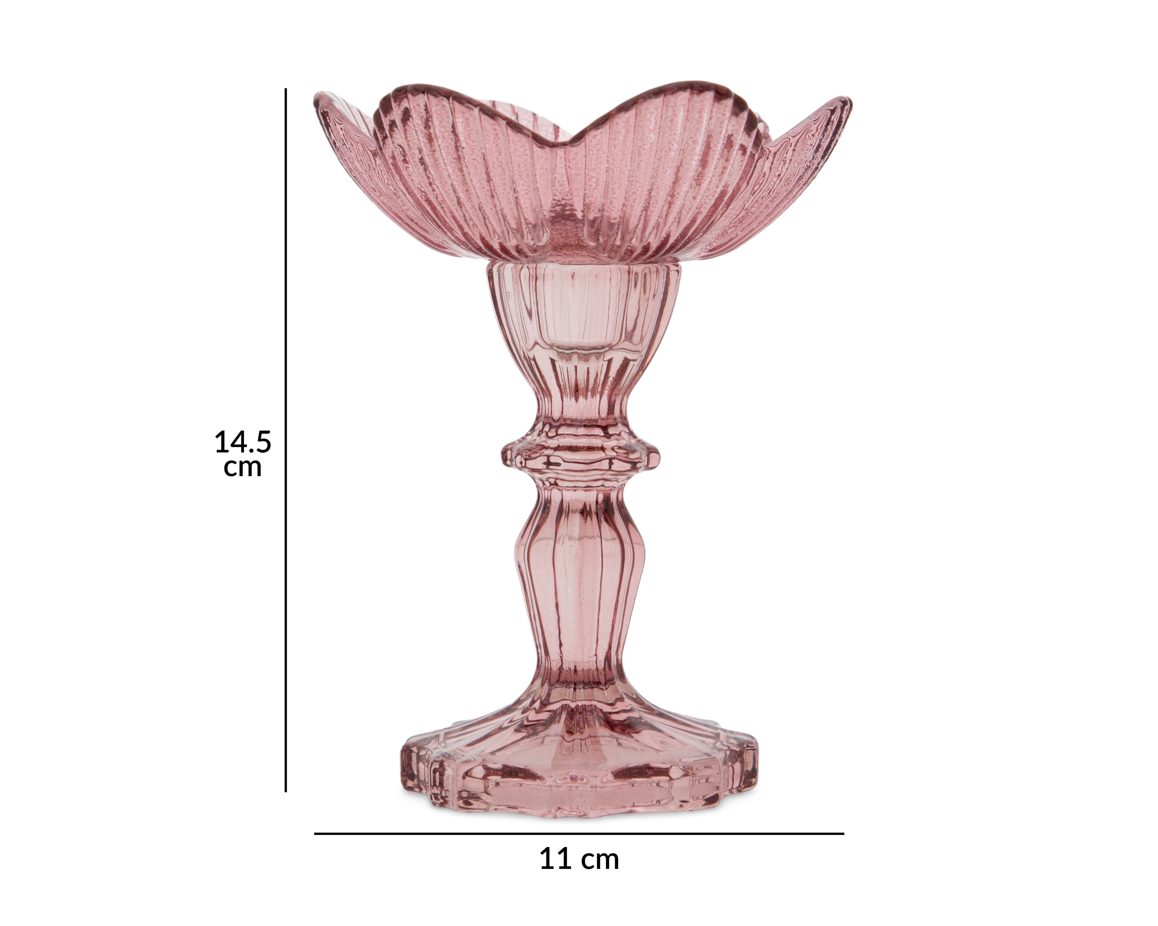 Foto 5 | Foto 5 | Candelabro de Flor Hygea de Vidrio