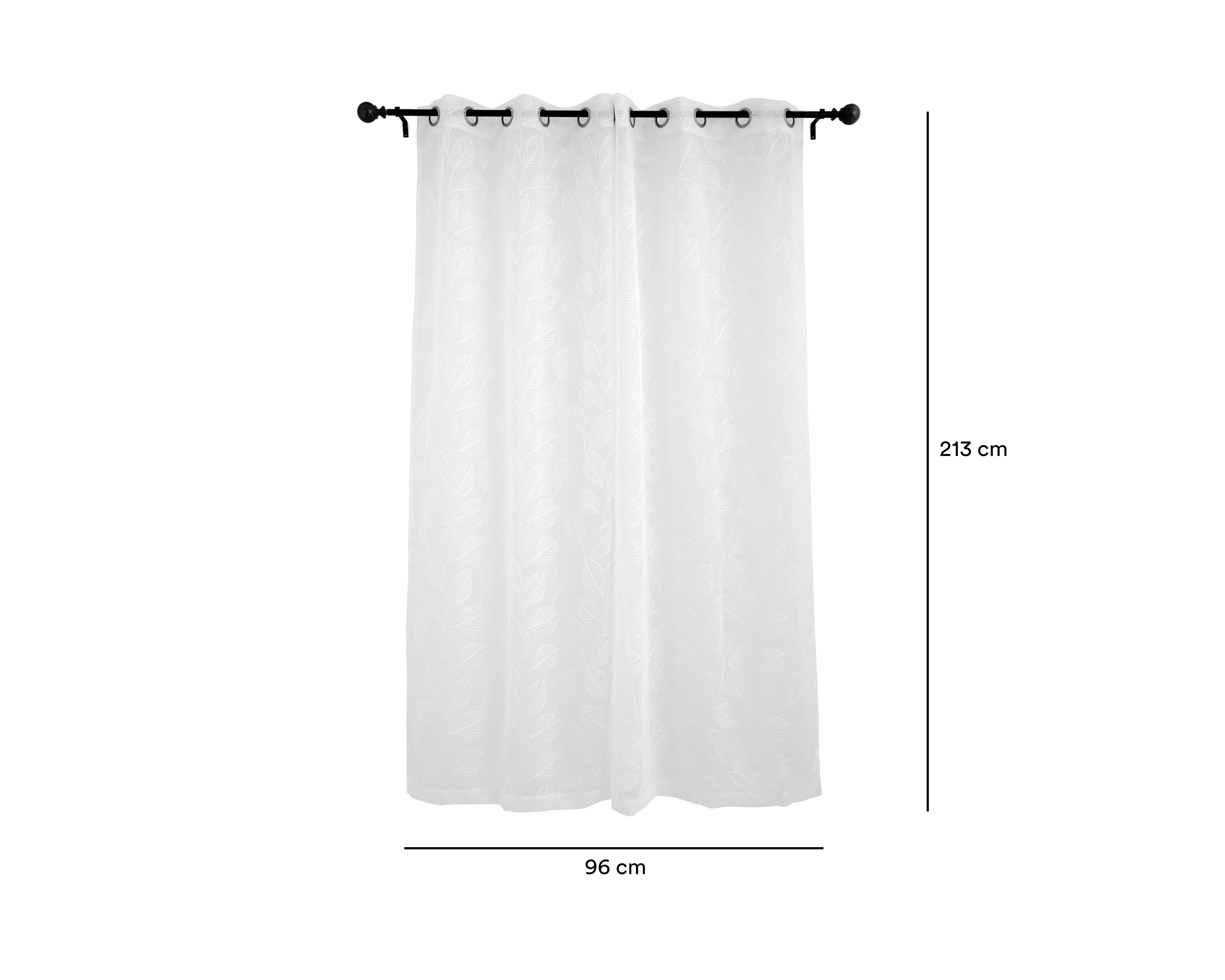 Foto 4 | Foto 4 | Cortina Kelpi 96 x 213 cm Crema