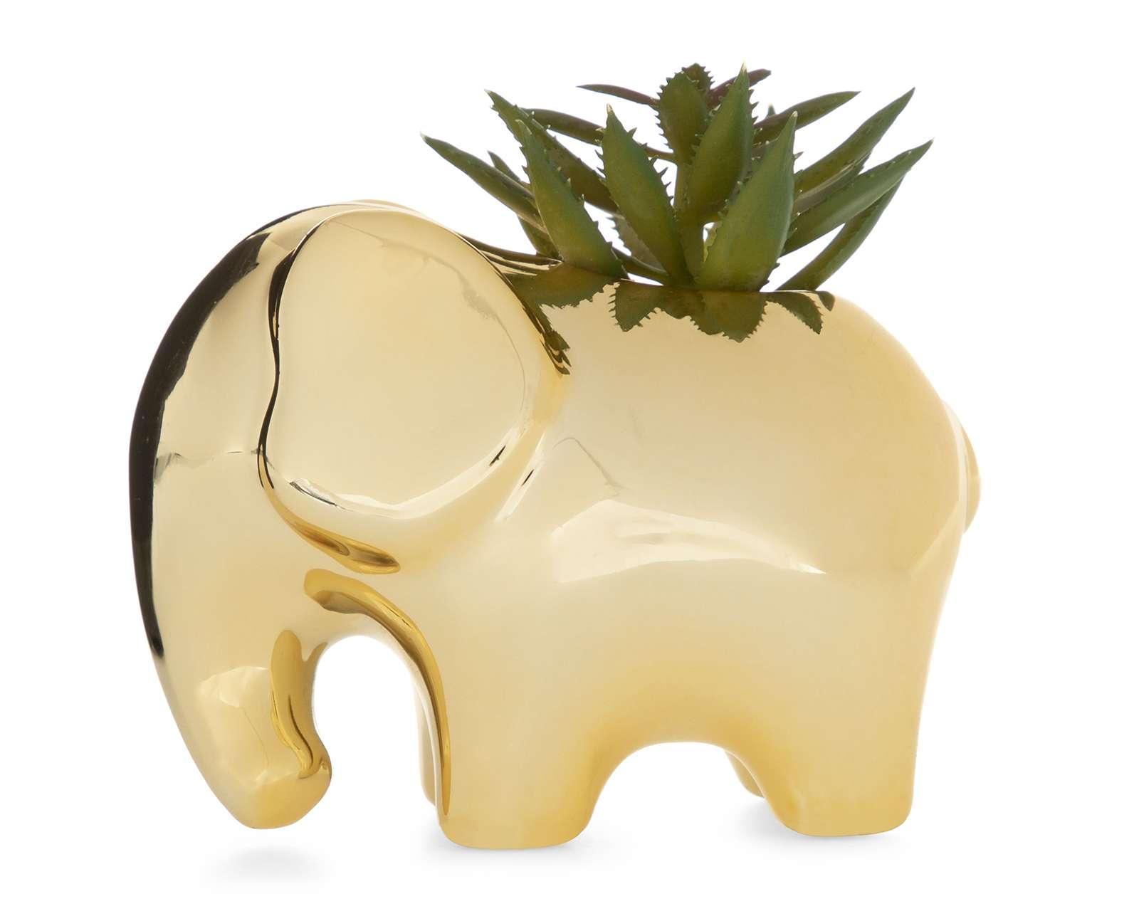 Foto 3 pulgar | Foto 2 | Planta Artificial con Maceta Starhaus 18 cm