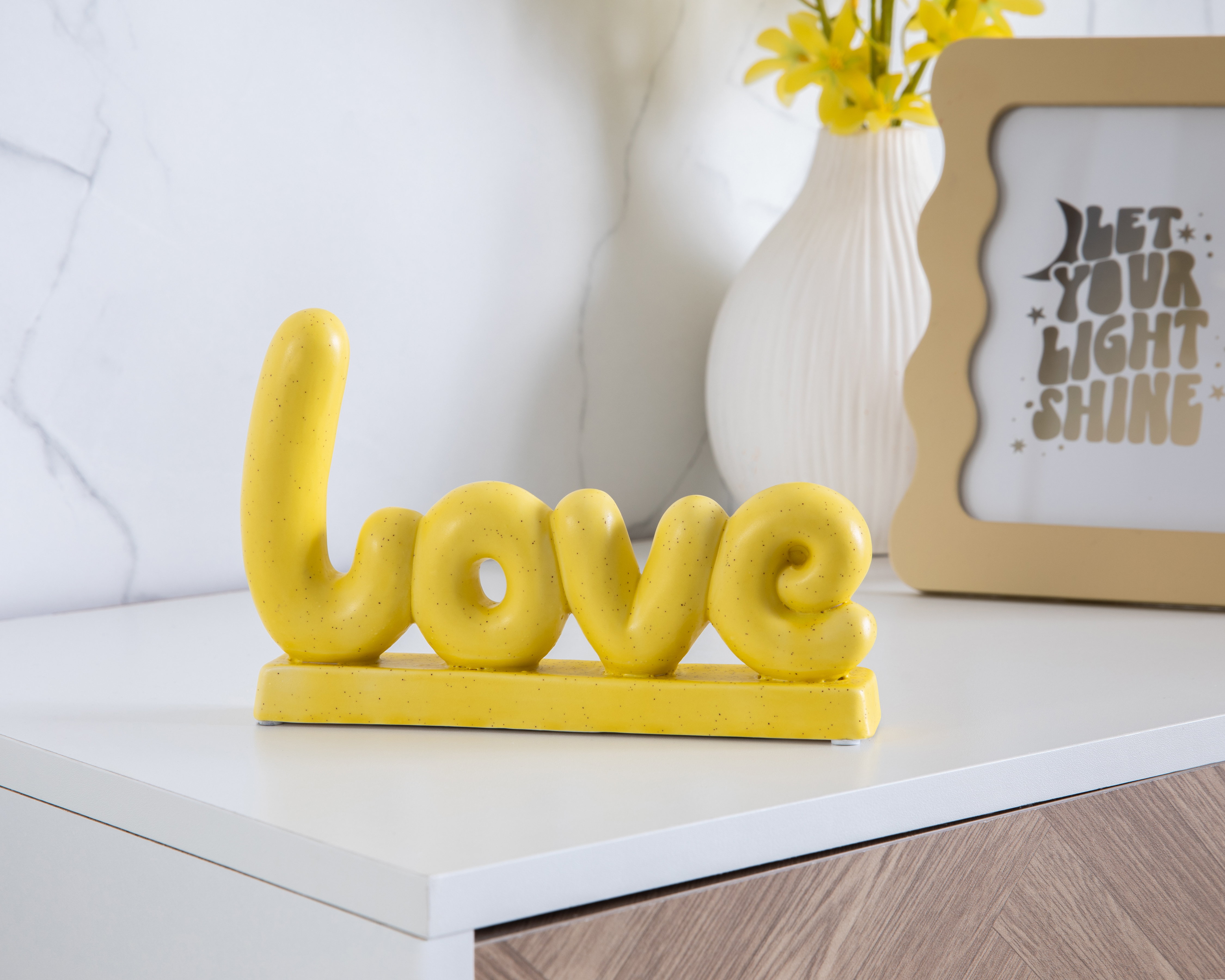 Foto 5 pulgar | Foto 4 | Letrero Decorativo Loveu de Cerámica