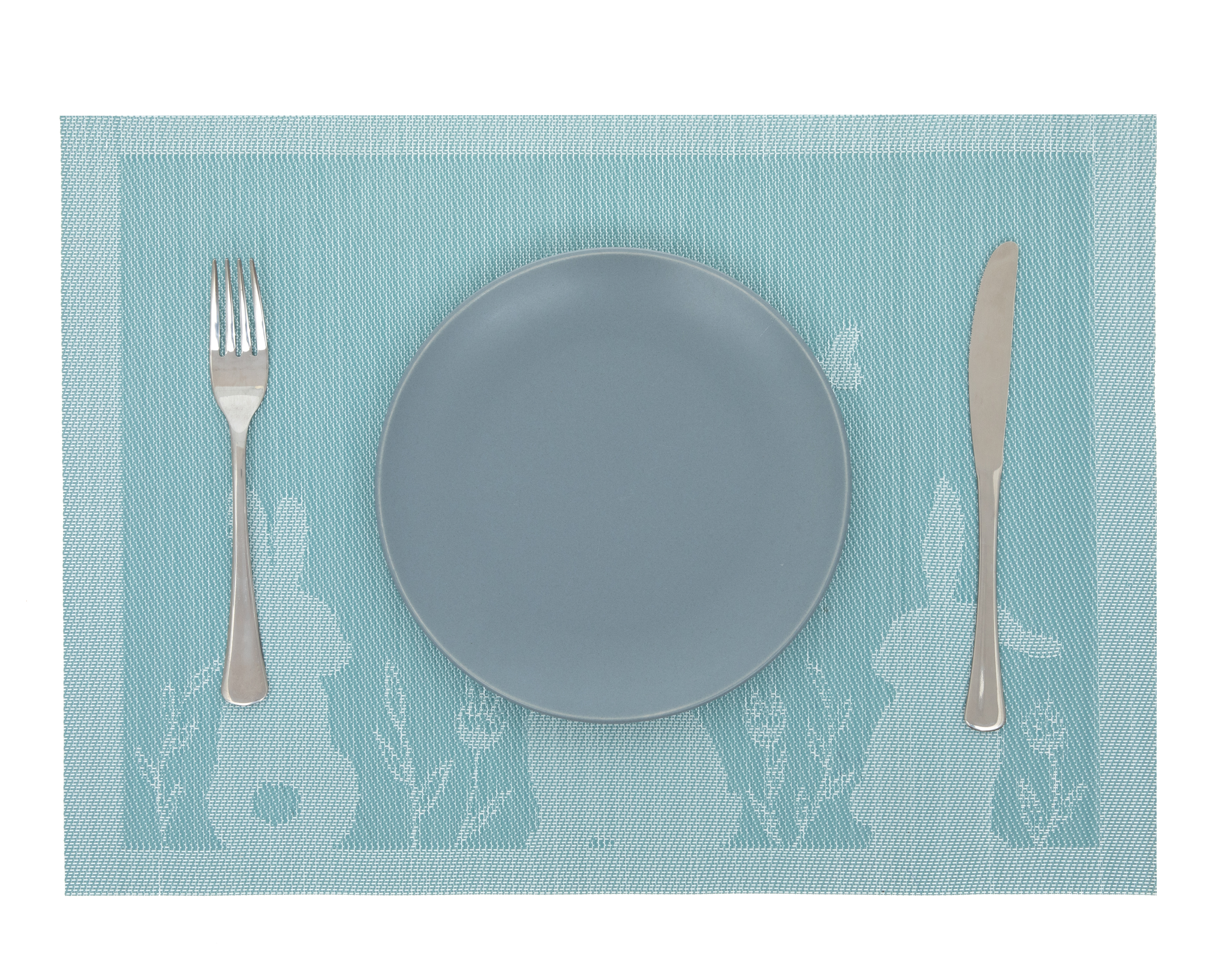 Foto 3 pulgar | Foto 2 | Mantel Individual Starhaus Bunny Azul 4 Piezas