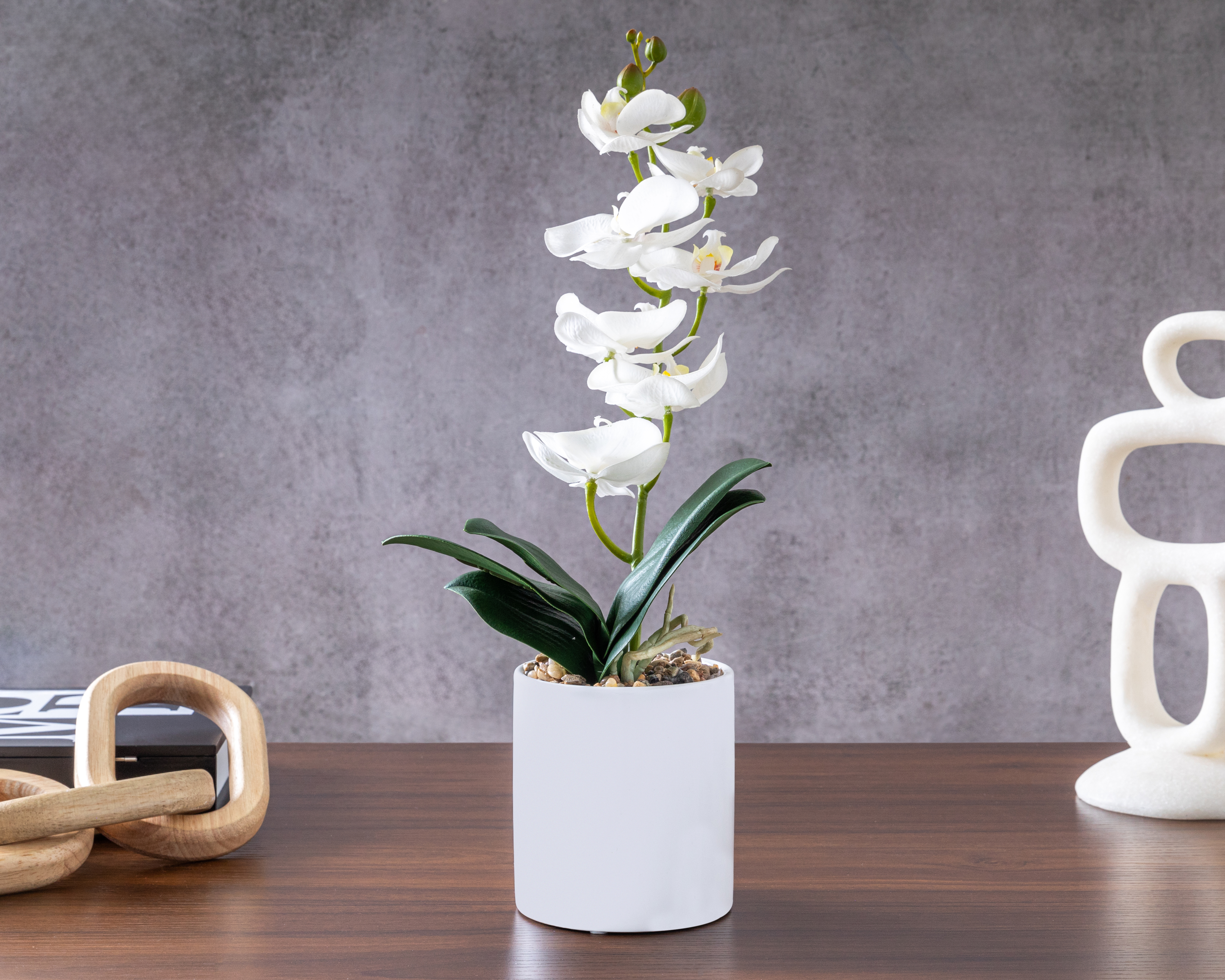 Foto 5 pulgar | Foto 4 | Orquídea Artificial con Maceta 46 cm