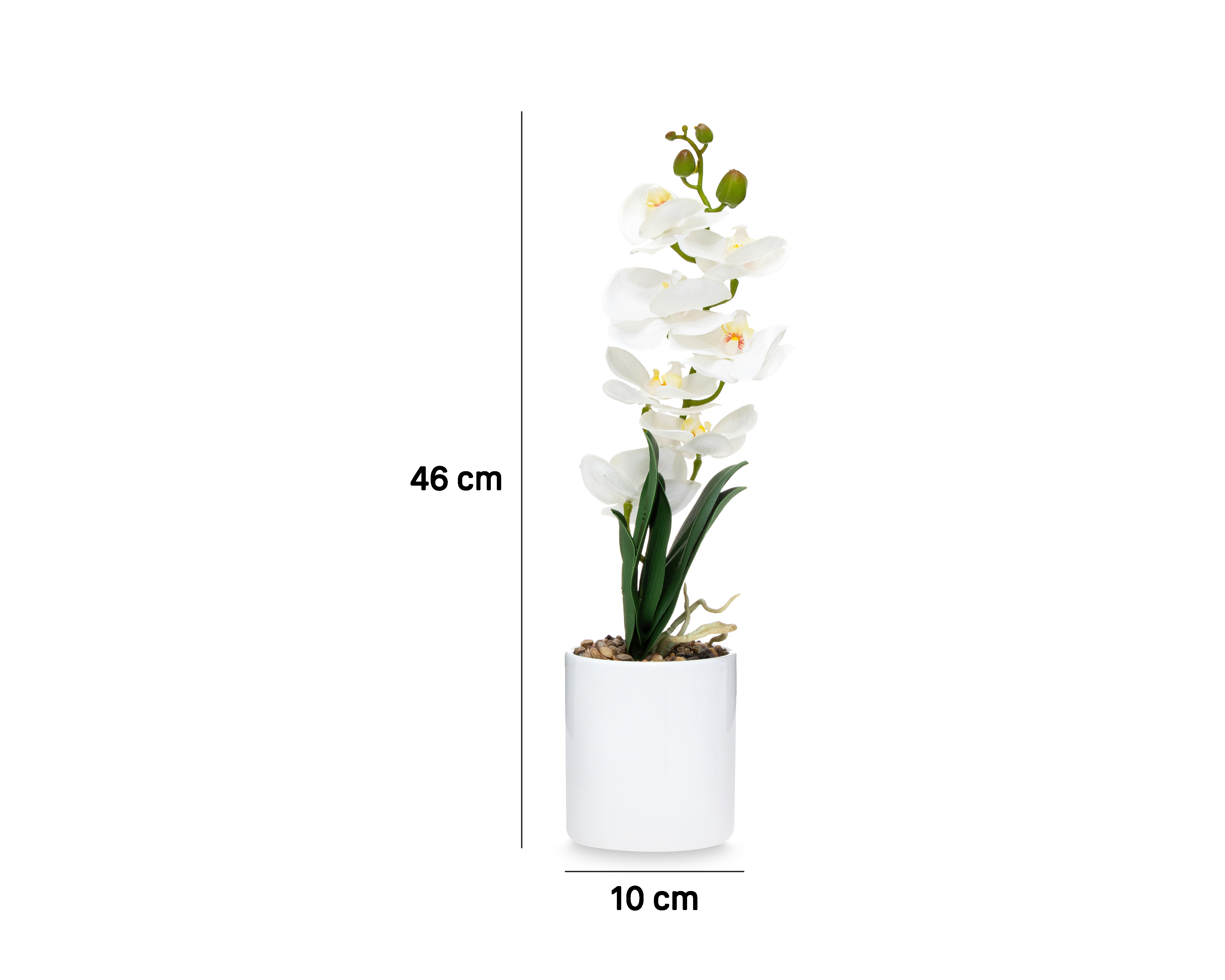 Foto 6 pulgar | Foto 5 | Orquídea Artificial con Maceta 46 cm