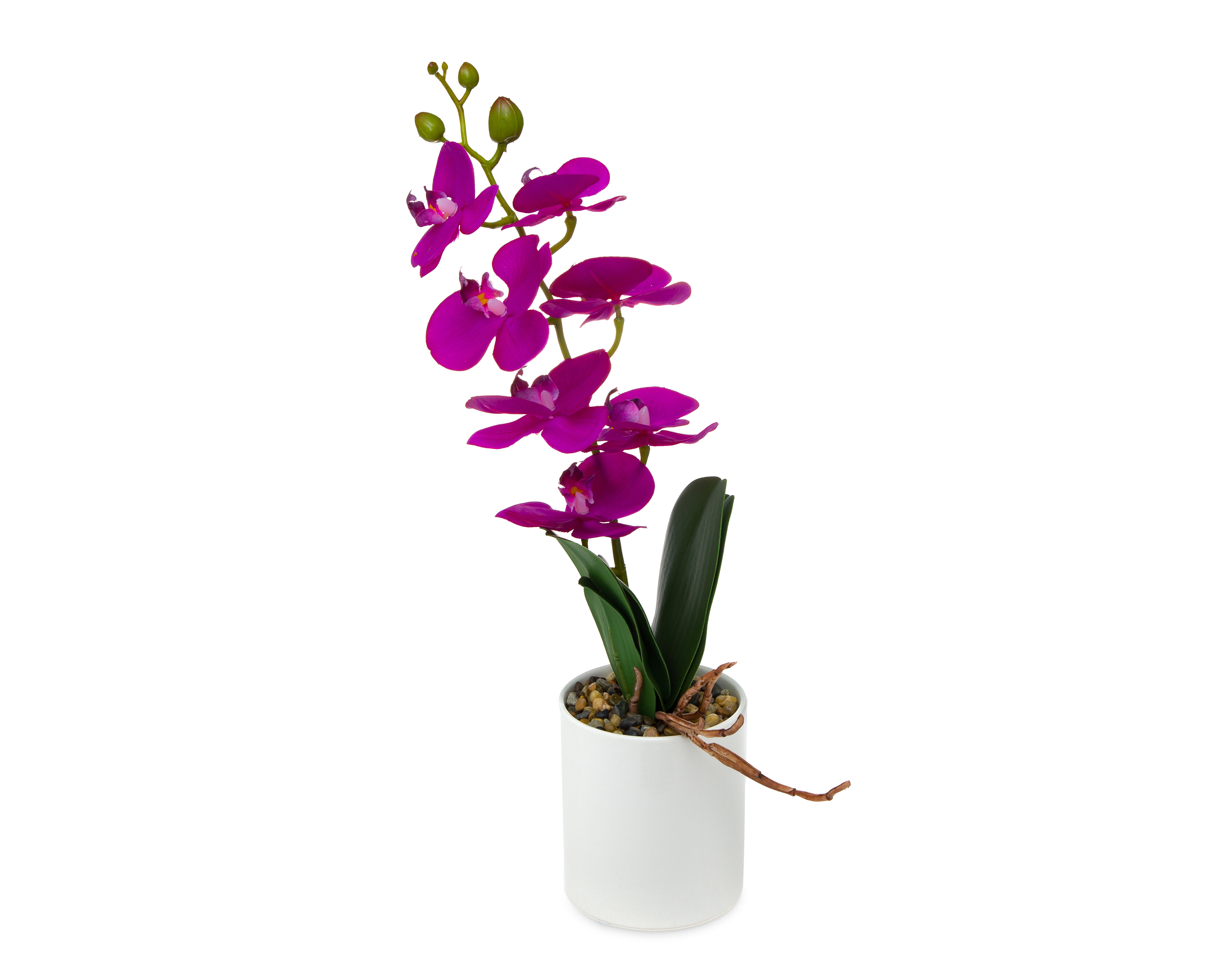 Foto 3 pulgar | Foto 2 | Orquídea Artificial con Maceta Starhaus 47 cm