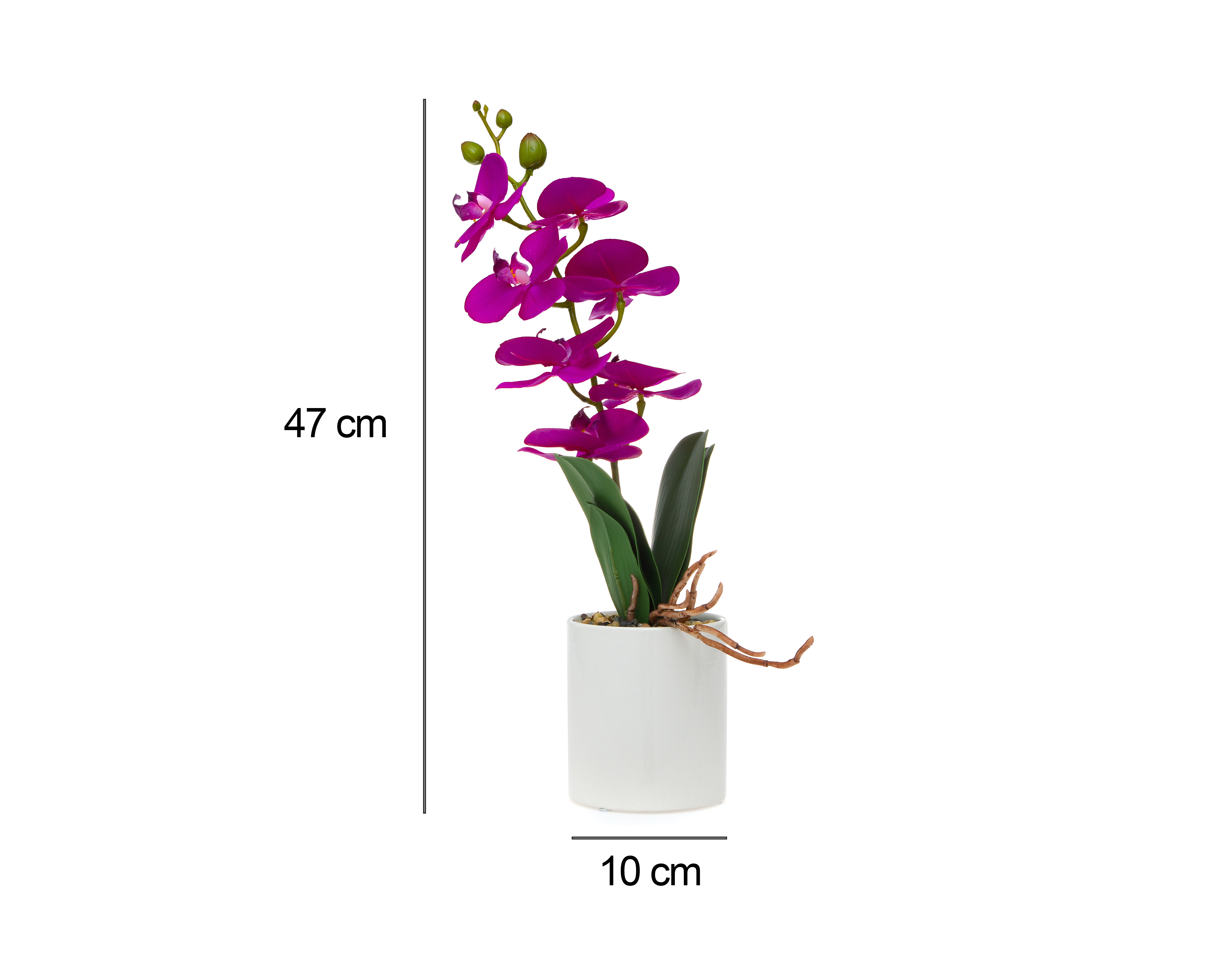 Foto 6 pulgar | Foto 5 | Orquídea Artificial con Maceta Starhaus 47 cm