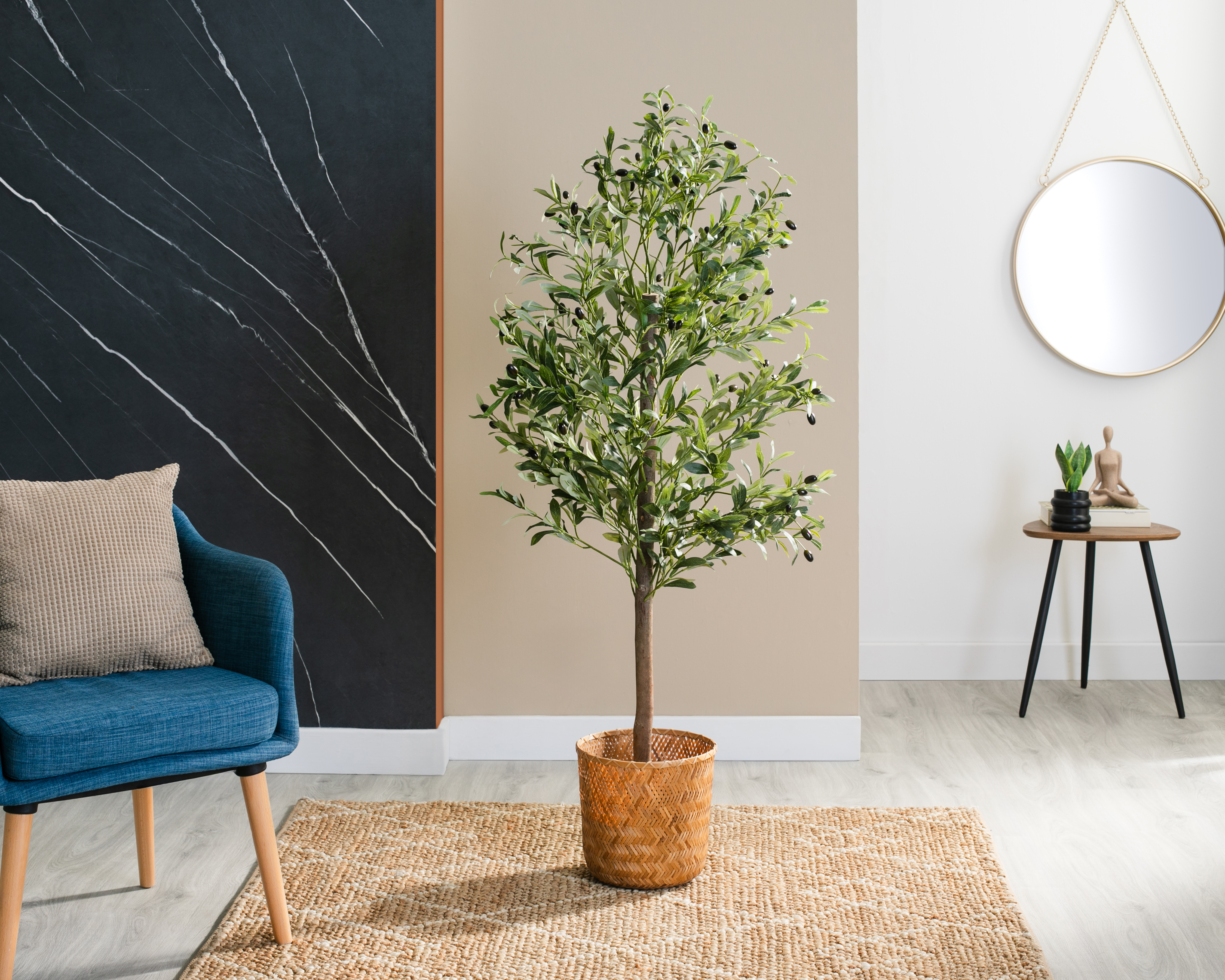 Foto 4 | Foto 4 | Olivo Artificial con Maceta Starhaus 150 cm