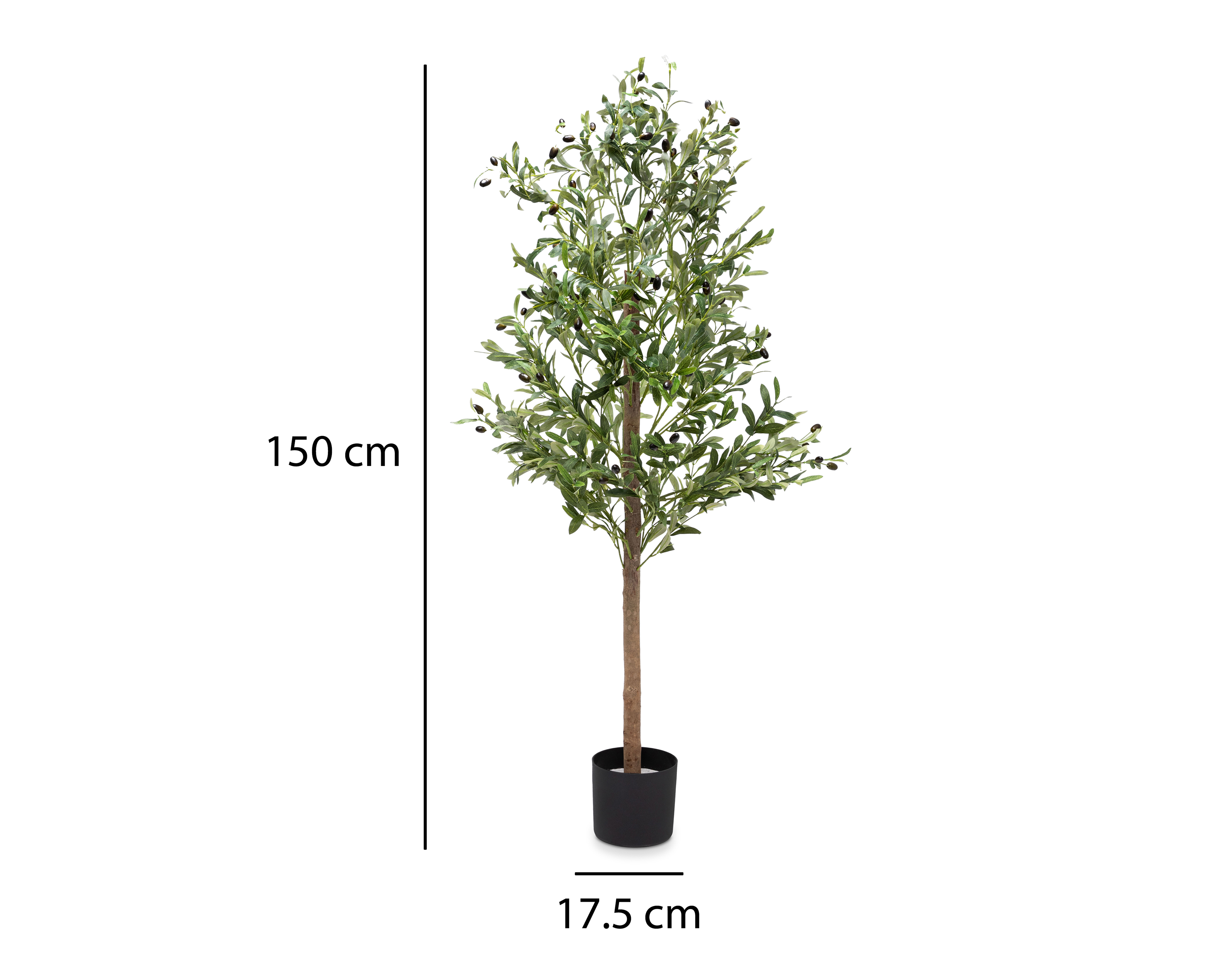 Foto 5 | Foto 5 | Olivo Artificial con Maceta Starhaus 150 cm