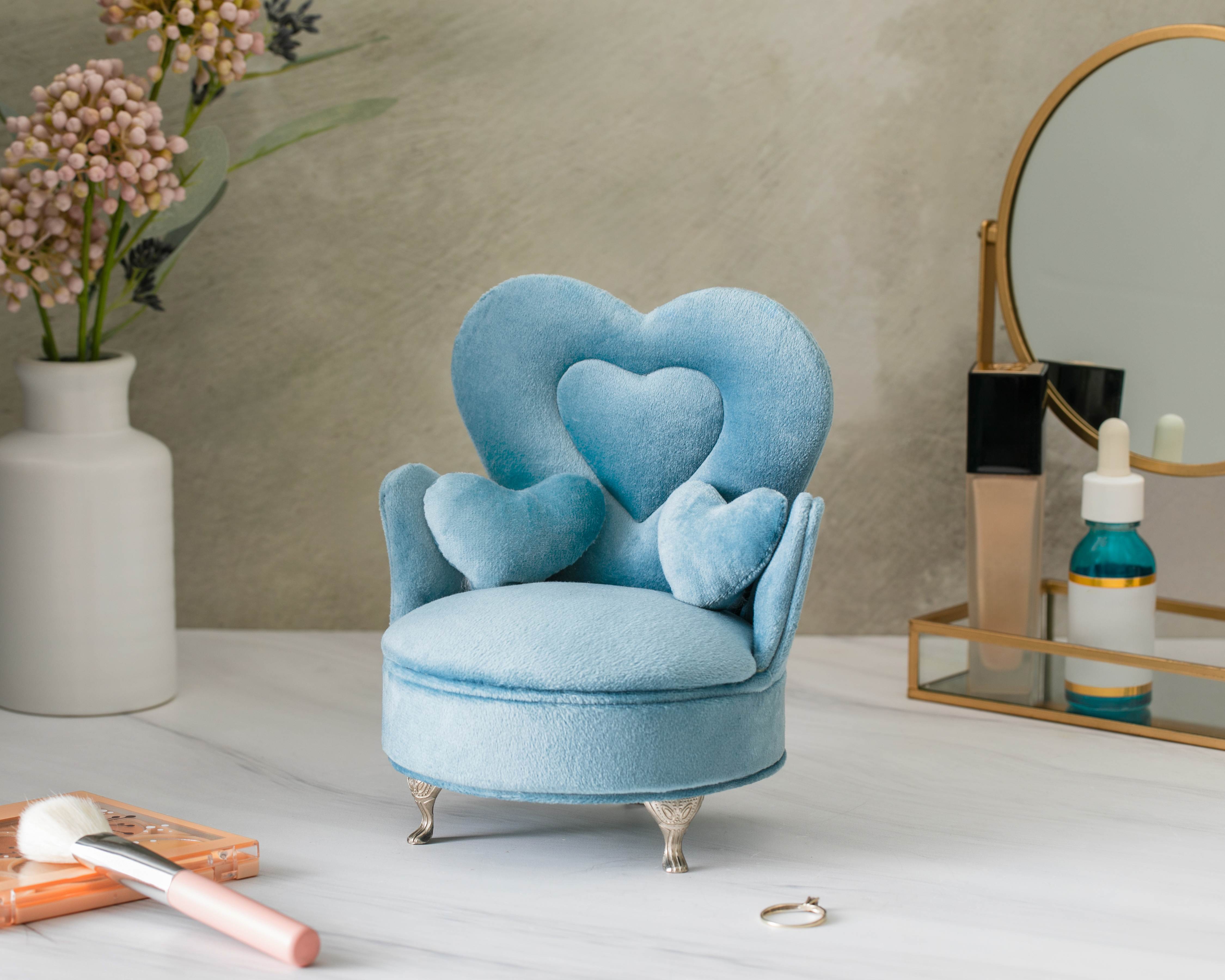 Foto 6 pulgar | Foto 5 | Joyero de Poliéster Starhaus Azul