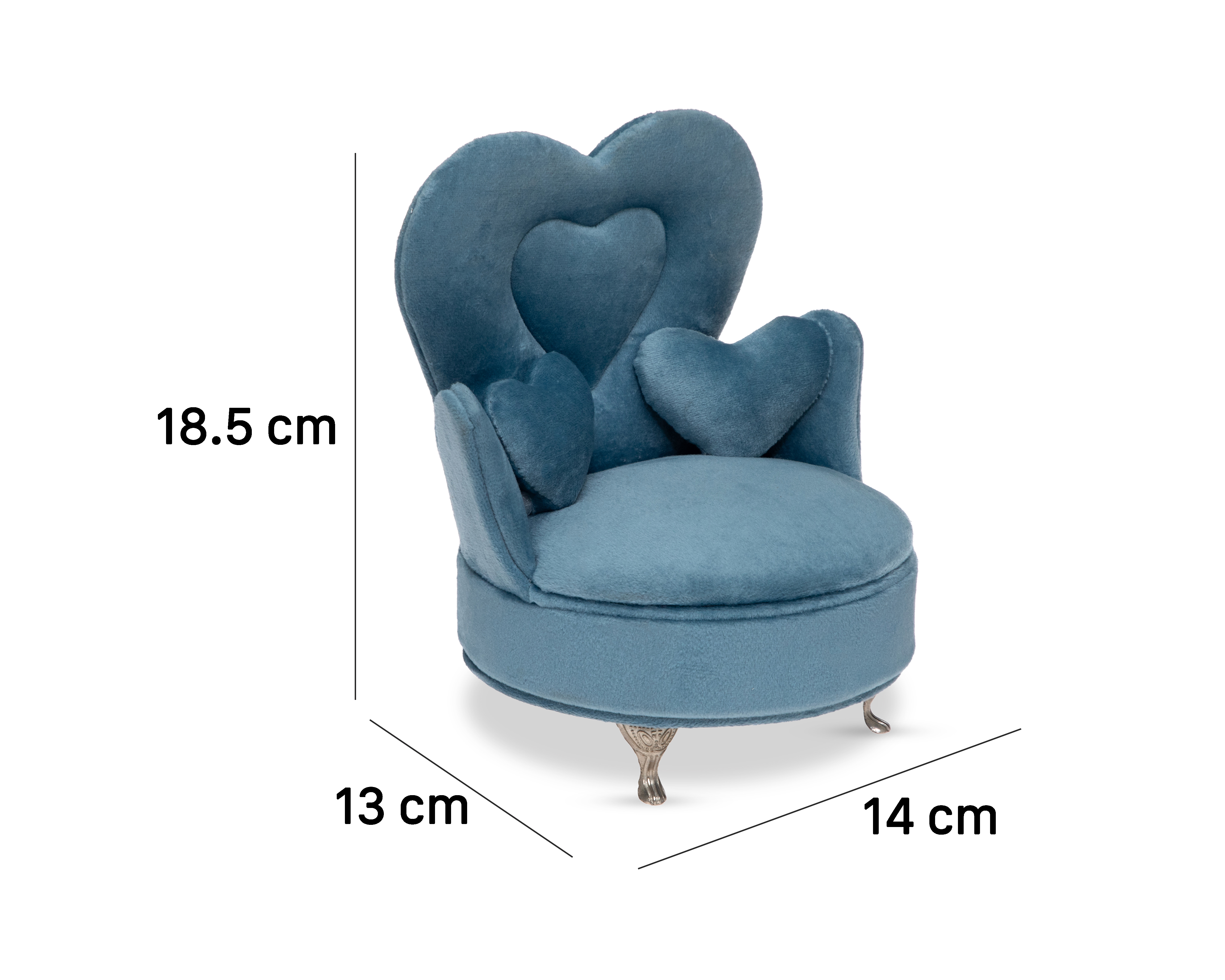 Foto 7 pulgar | Foto 6 | Joyero de Poliéster Starhaus Azul