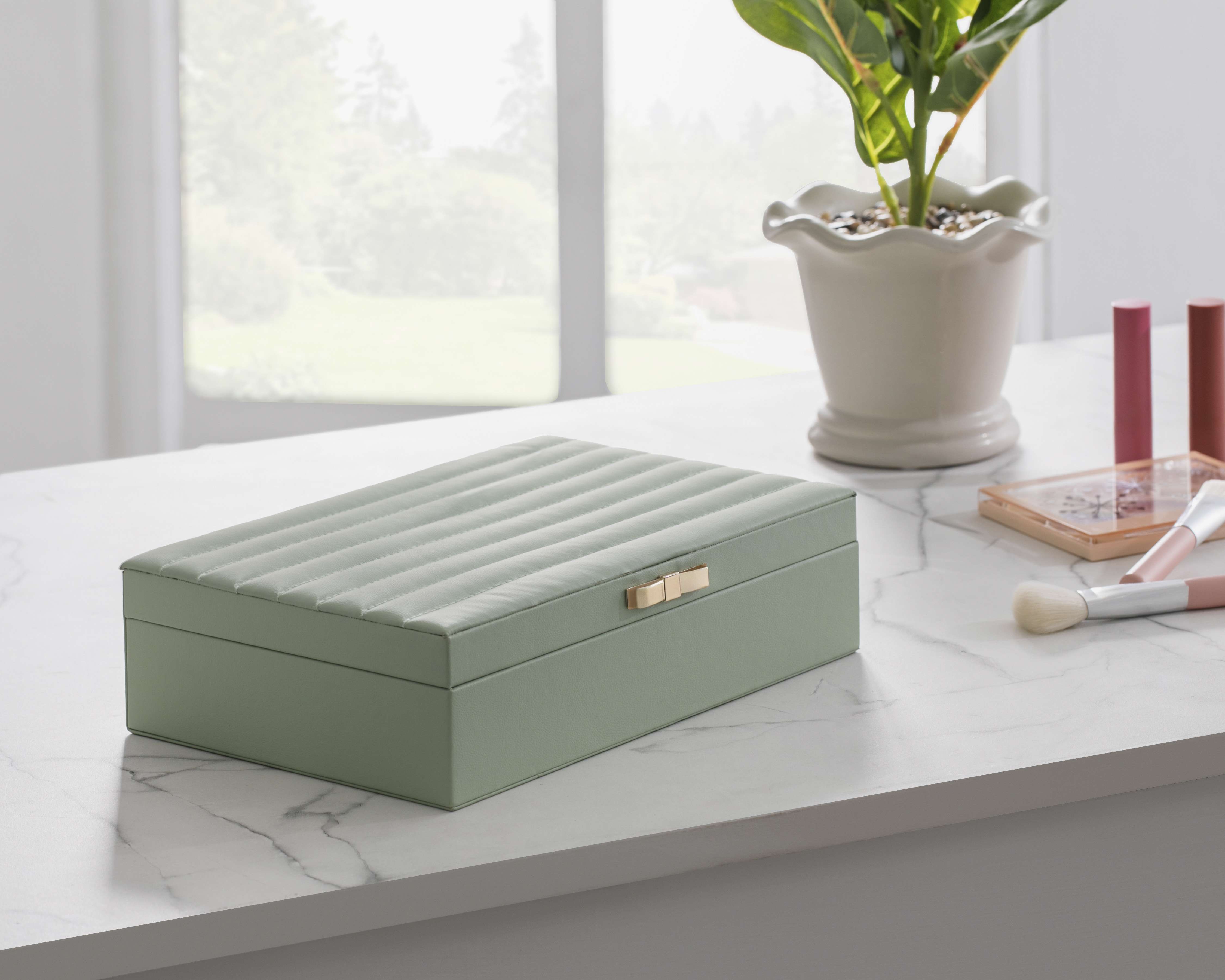 Foto 6 pulgar | Foto 5 | Joyero de Plástico Starhaus Verde