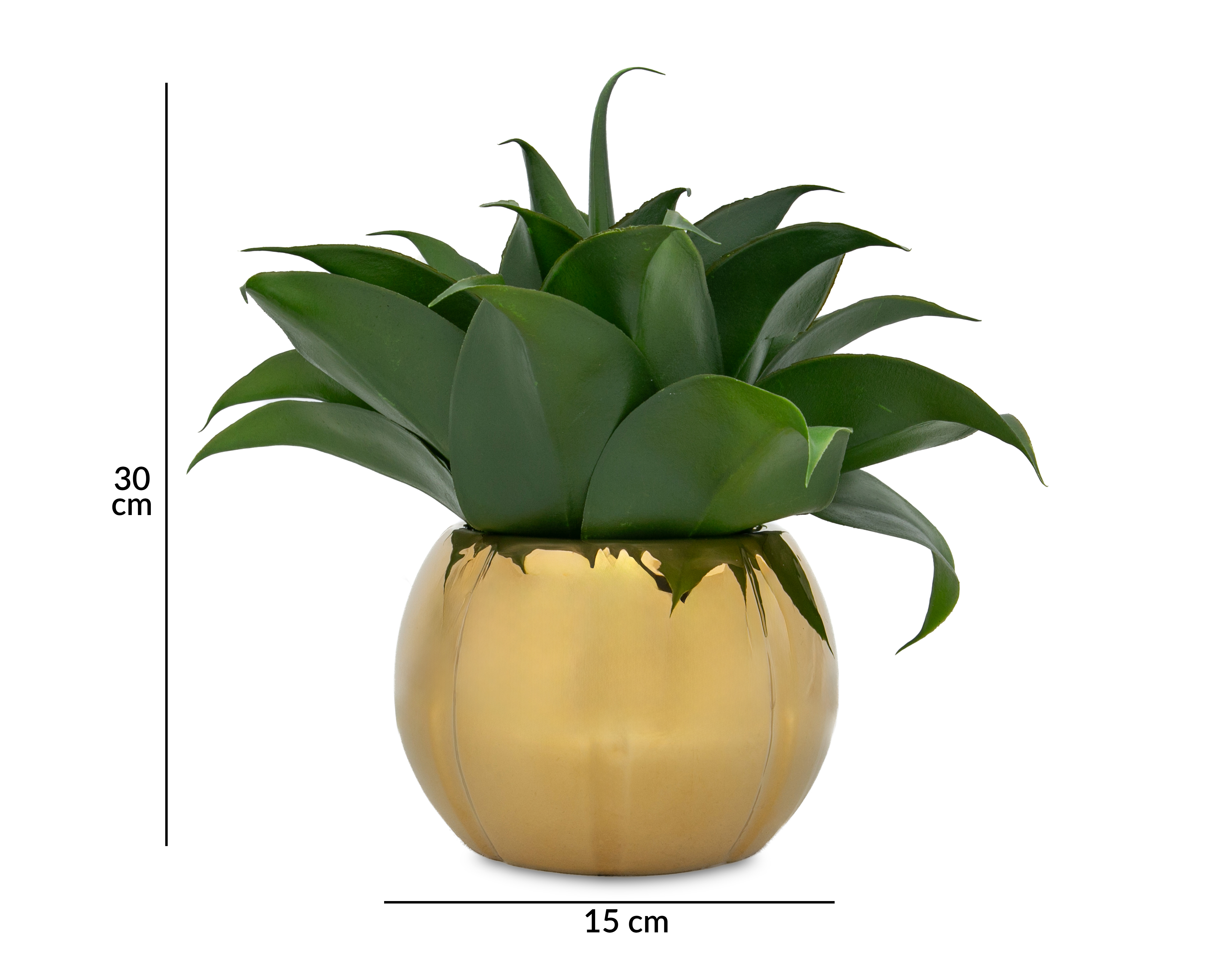 Foto 5 | Foto 5 | Sábila Artificial con Maceta Starhaus 30 cm