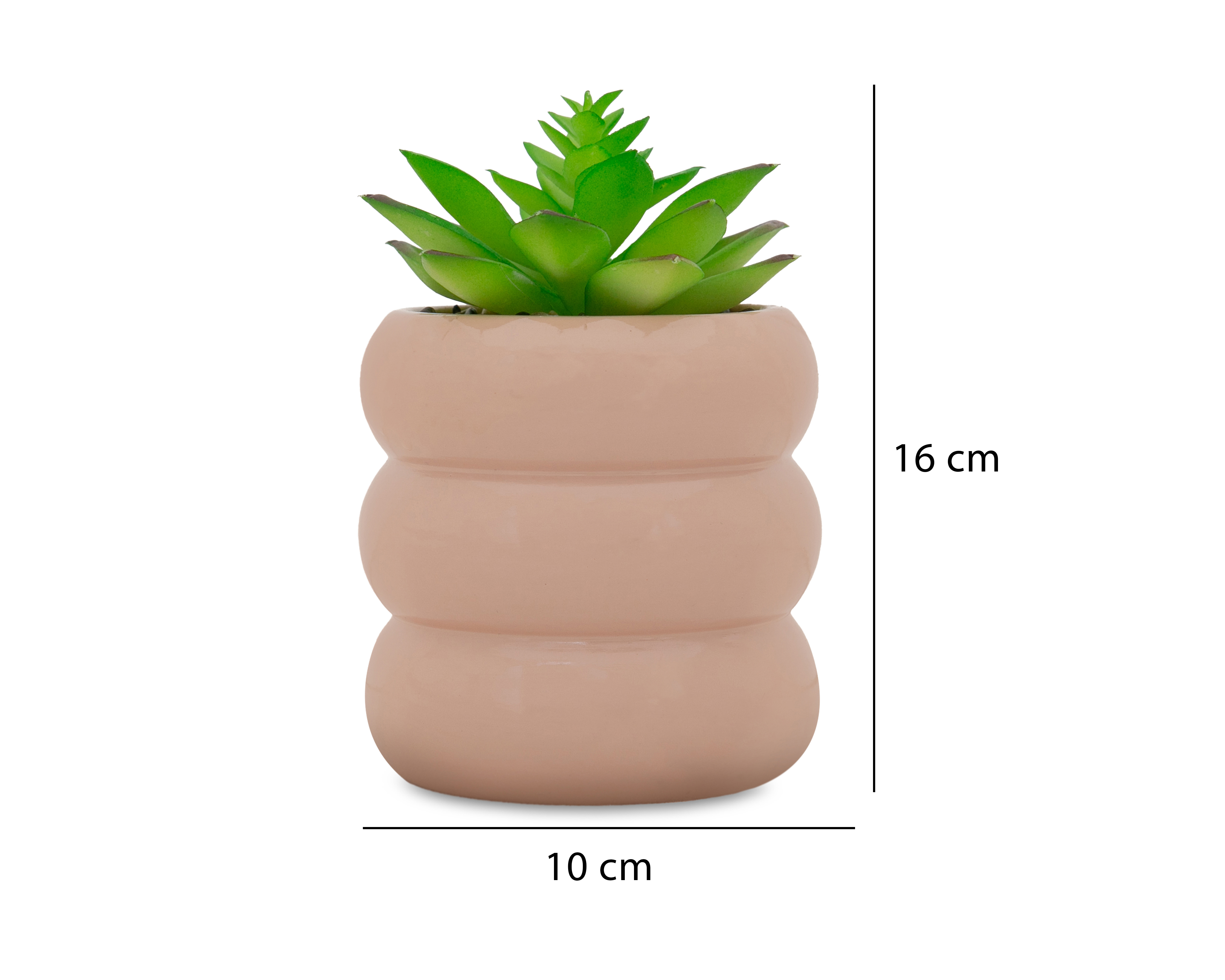 Foto 5 | Foto 5 | Suculenta Artificial con Maceta Starhaus 16 cm