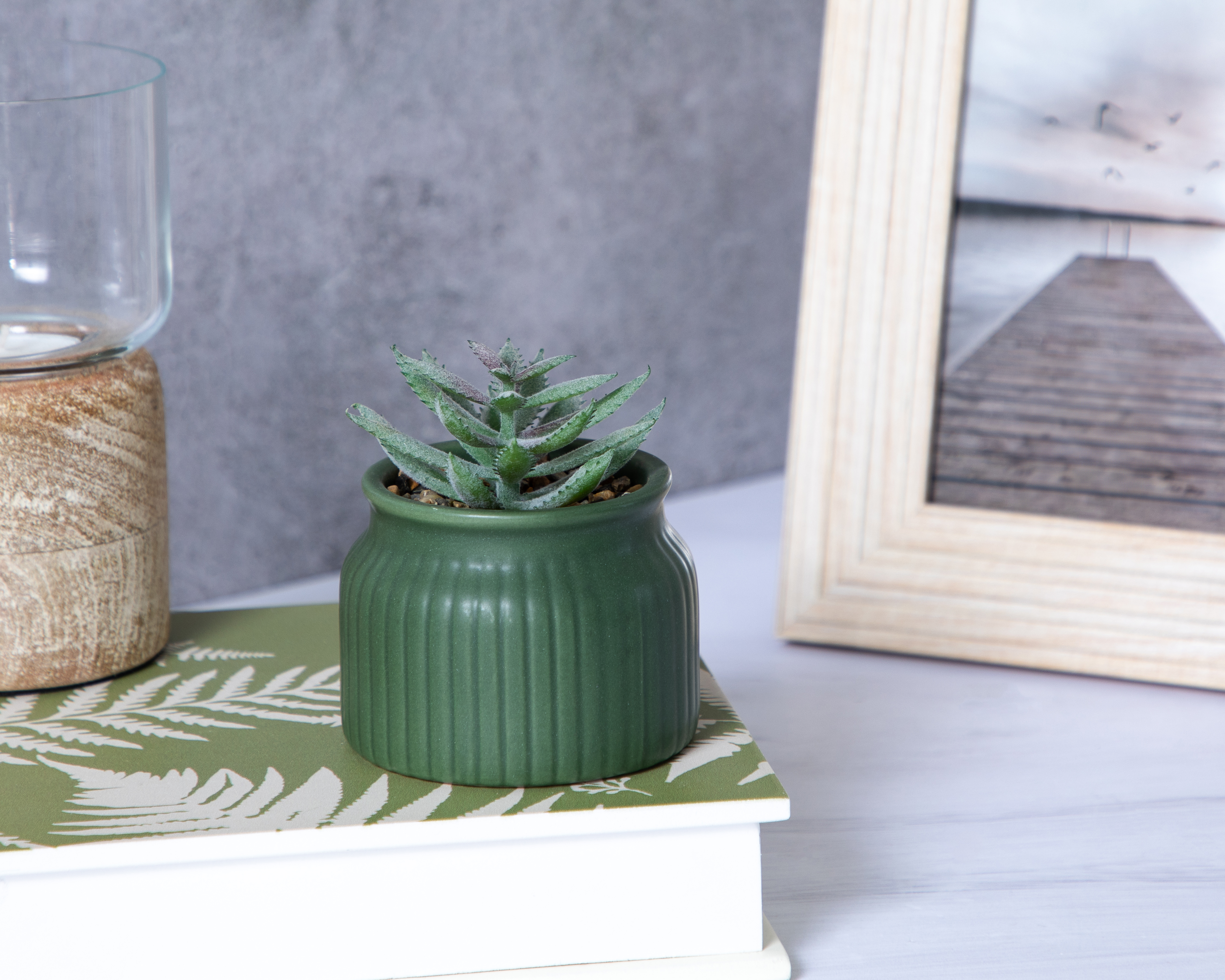 Foto 4 | Foto 4 | Suculenta Artificial con Maceta Starhaus 9 cm