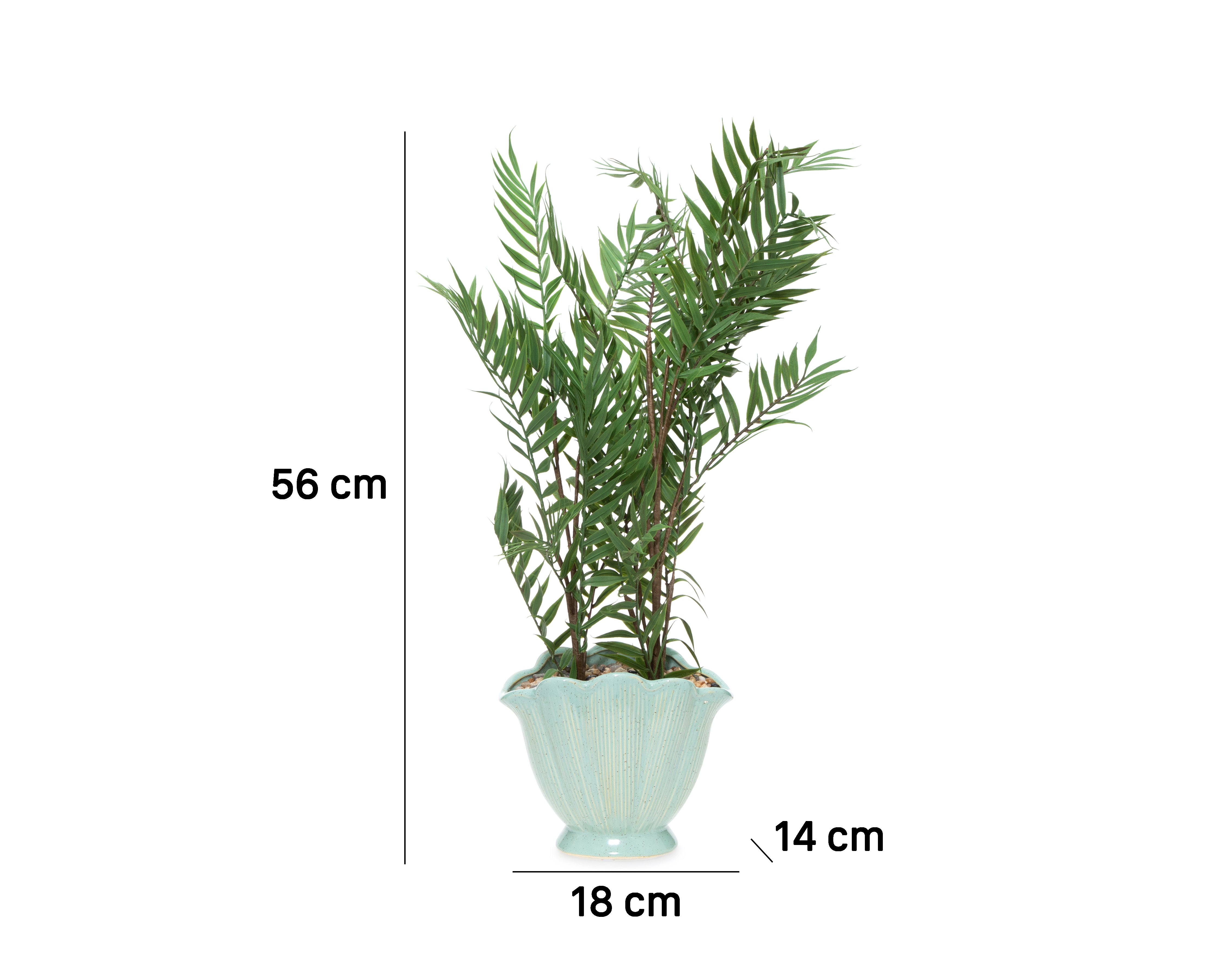 Foto 5 | Foto 5 | Palma Artificial con Maceta Starhaus 56 cm