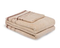 Toalla Starhaus Betty Beige 4 Piezas