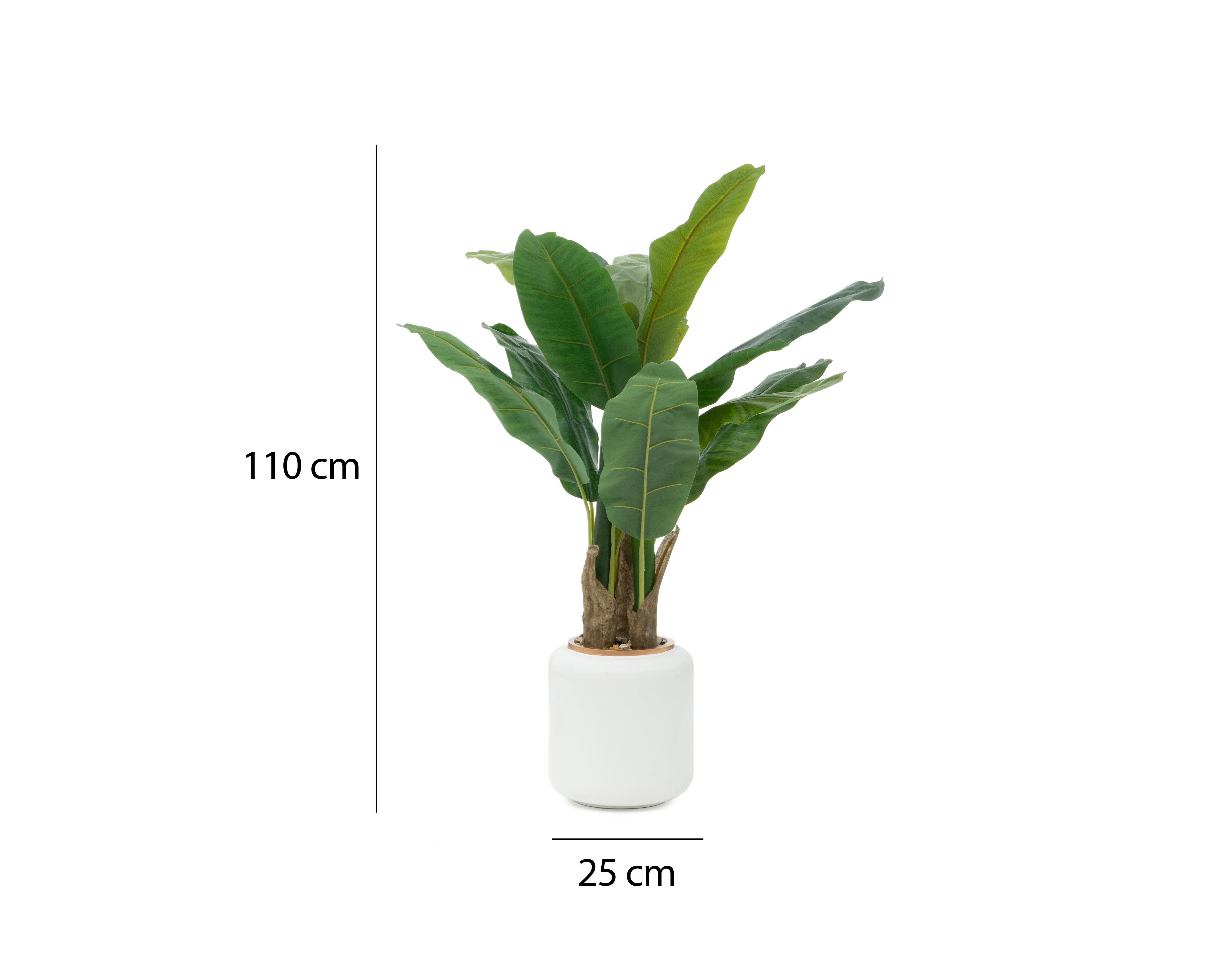 Foto 6 pulgar | Foto 5 | Planta Artificial con Maceta Starhaus 110 cm