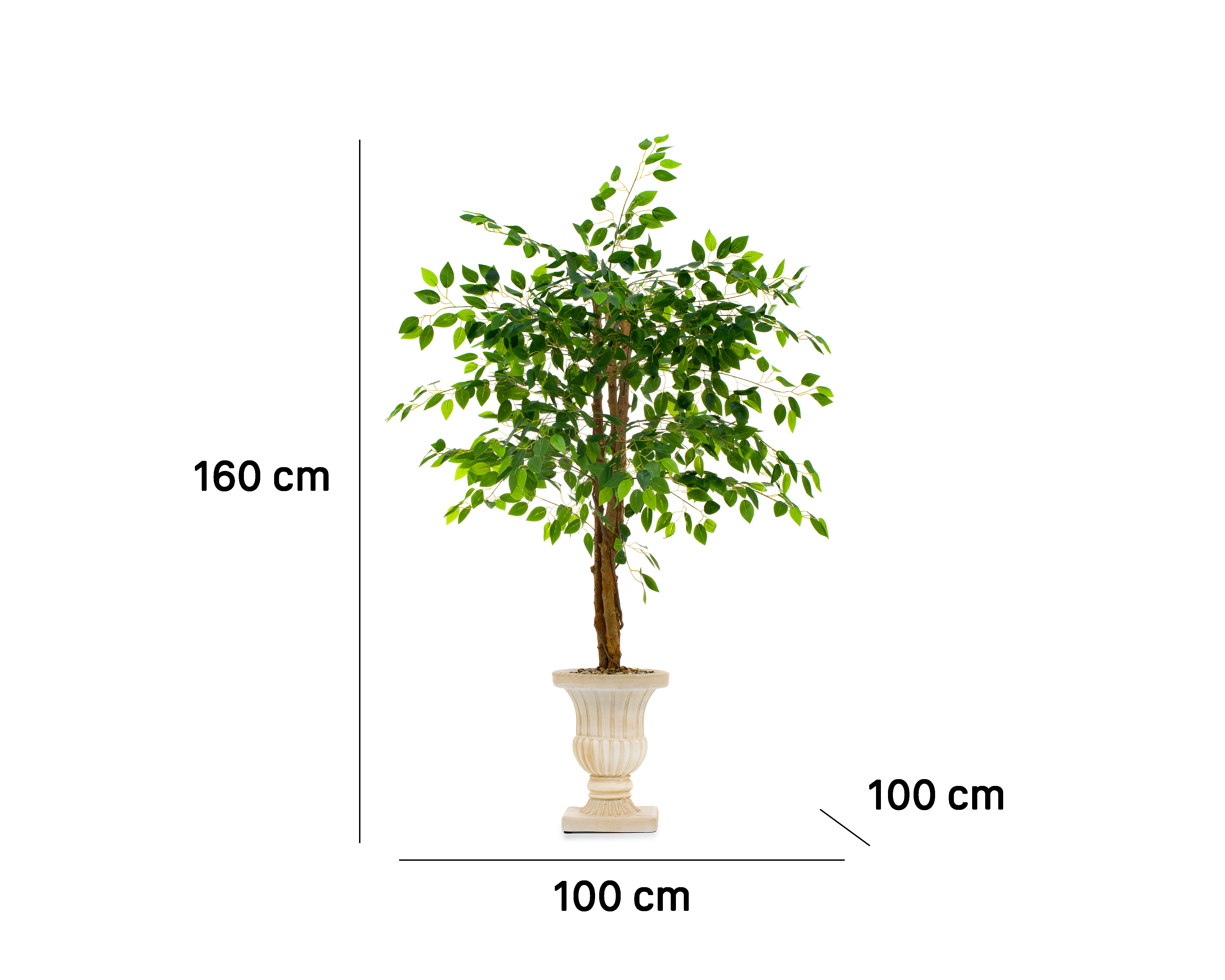 Foto 5 | Foto 5 | Ficus Artificial con Maceta Starhaus 160 cm