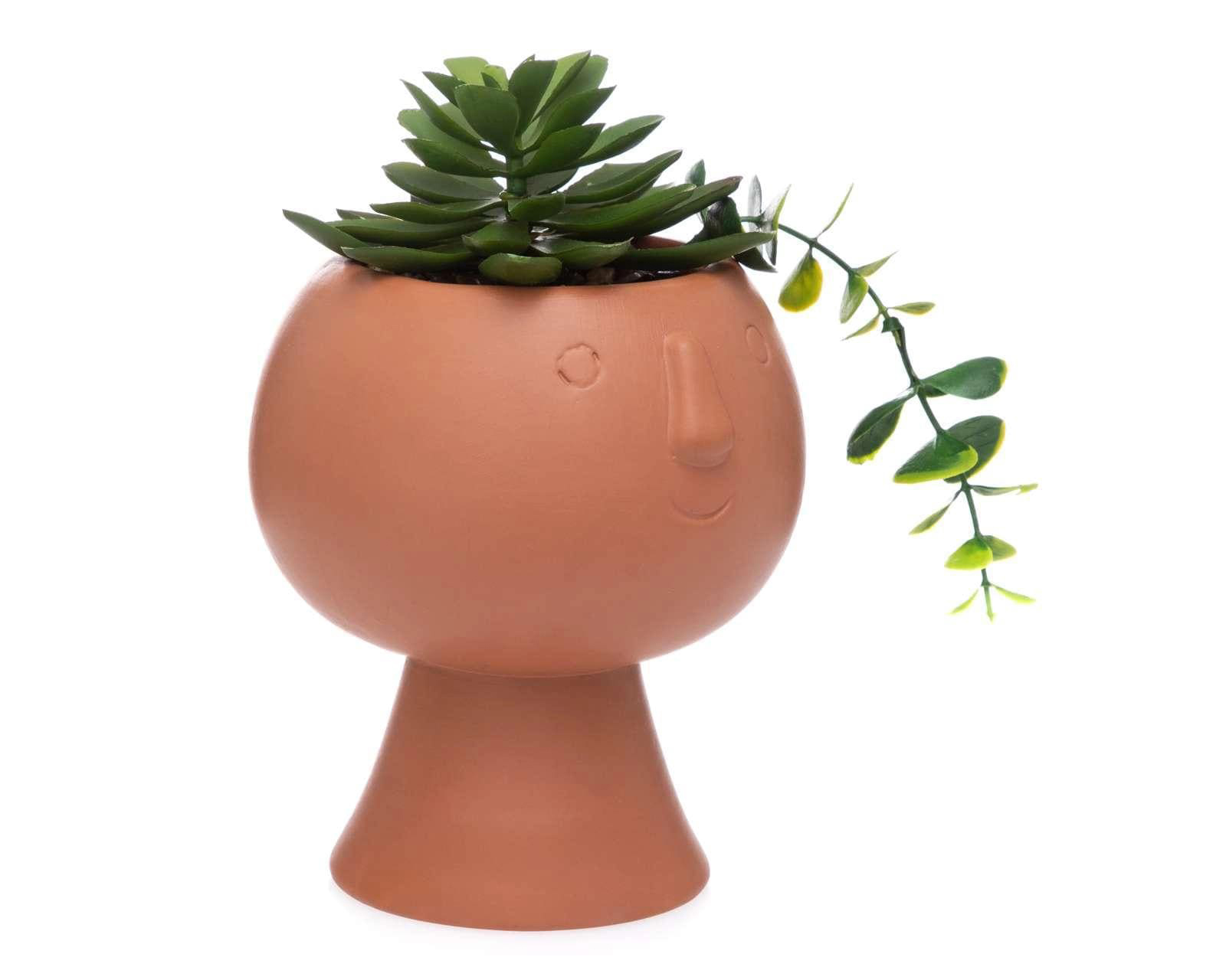 Foto 3 pulgar | Foto 2 | Planta Artificial con Maceta Starhaus 19 cm