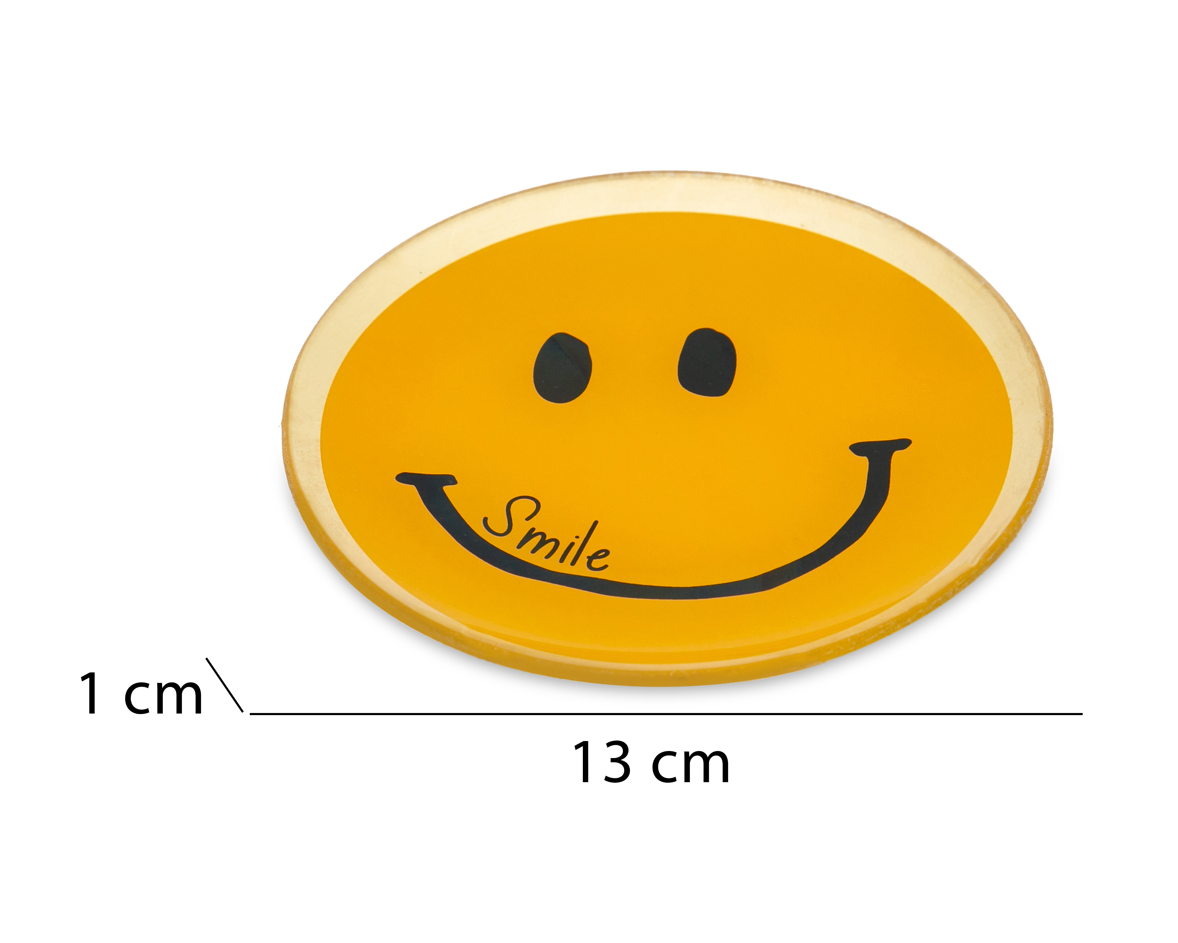 Foto 6 pulgar | Foto 5 | Platón Decorativo Happy Smile de Vidrio