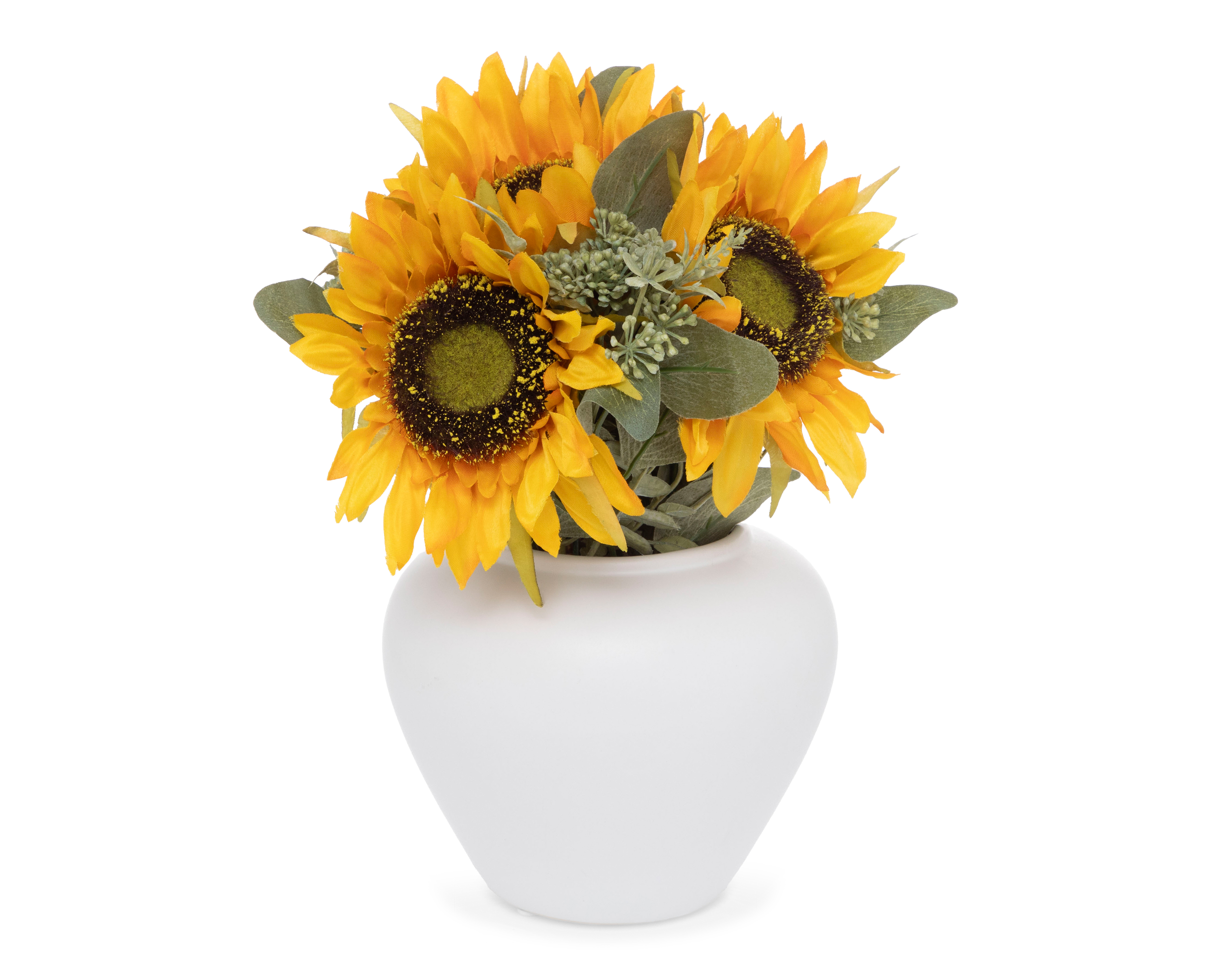 Foto 2 | Foto 2 | Girasoles Artificiales con Florero Starhaus 33 cm