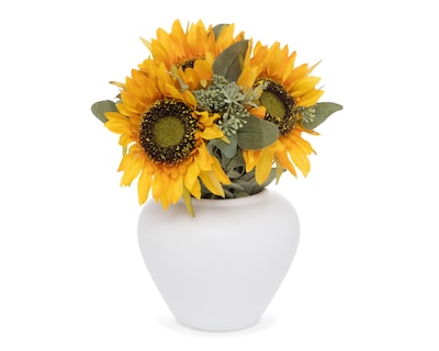 Foto 2 | Foto 2 | Girasoles Artificiales con Florero Starhaus 33 cm