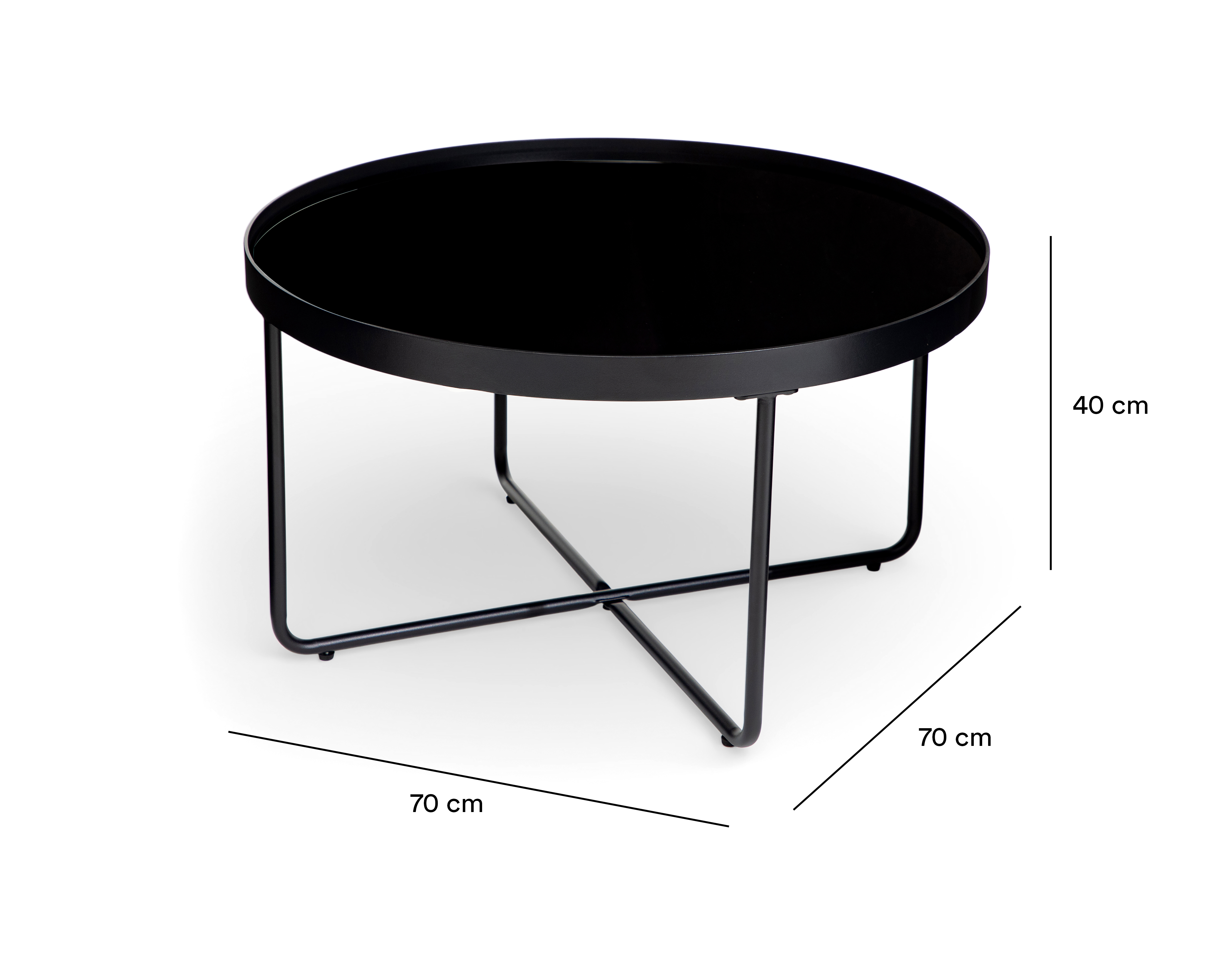 Foto 7 pulgar | Foto 6 | Mesa de Centro Negra Ikal Kitzia