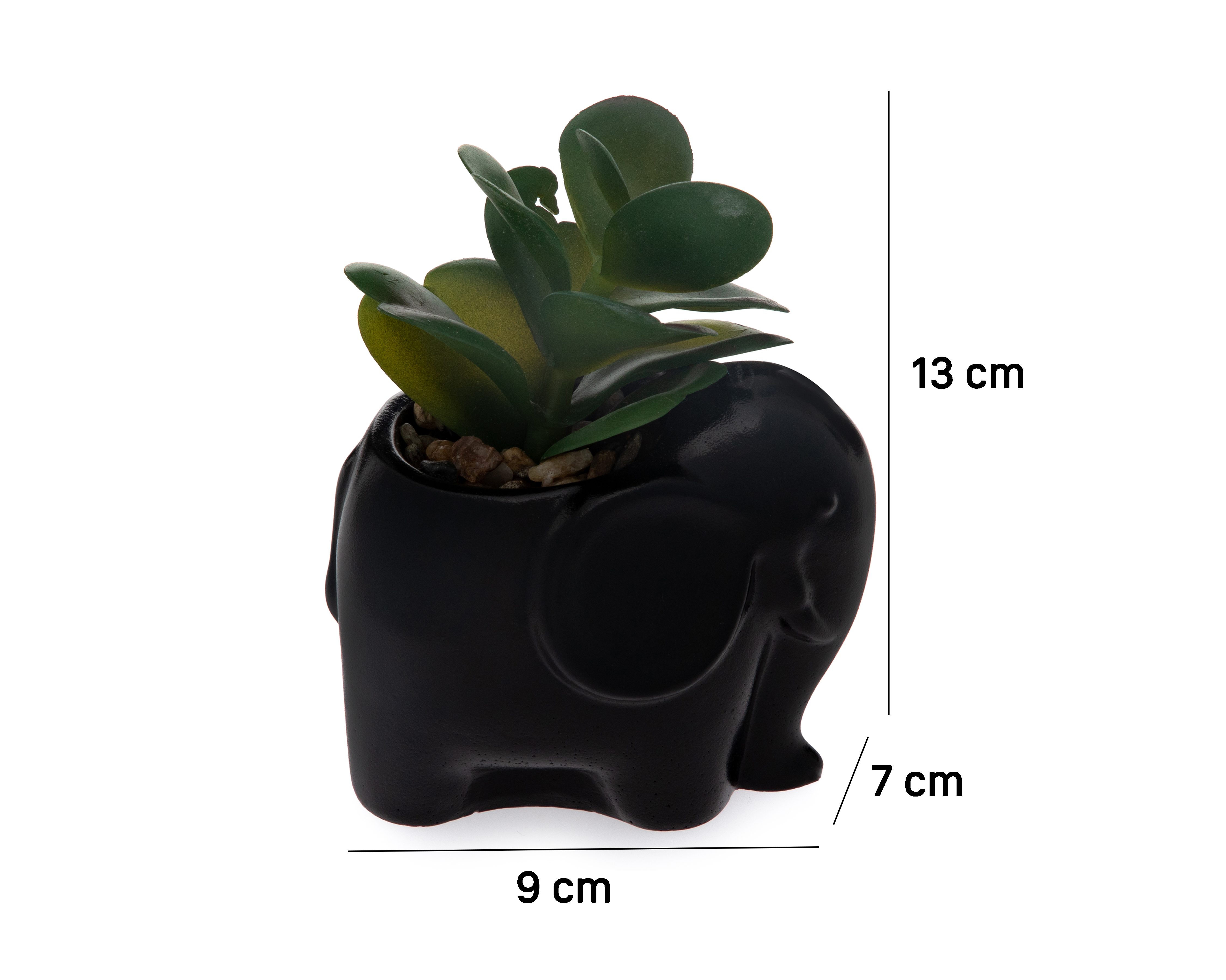 Foto 5 pulgar | Foto 4 | Planta Artificial con Maceta Starhaus 13 cm