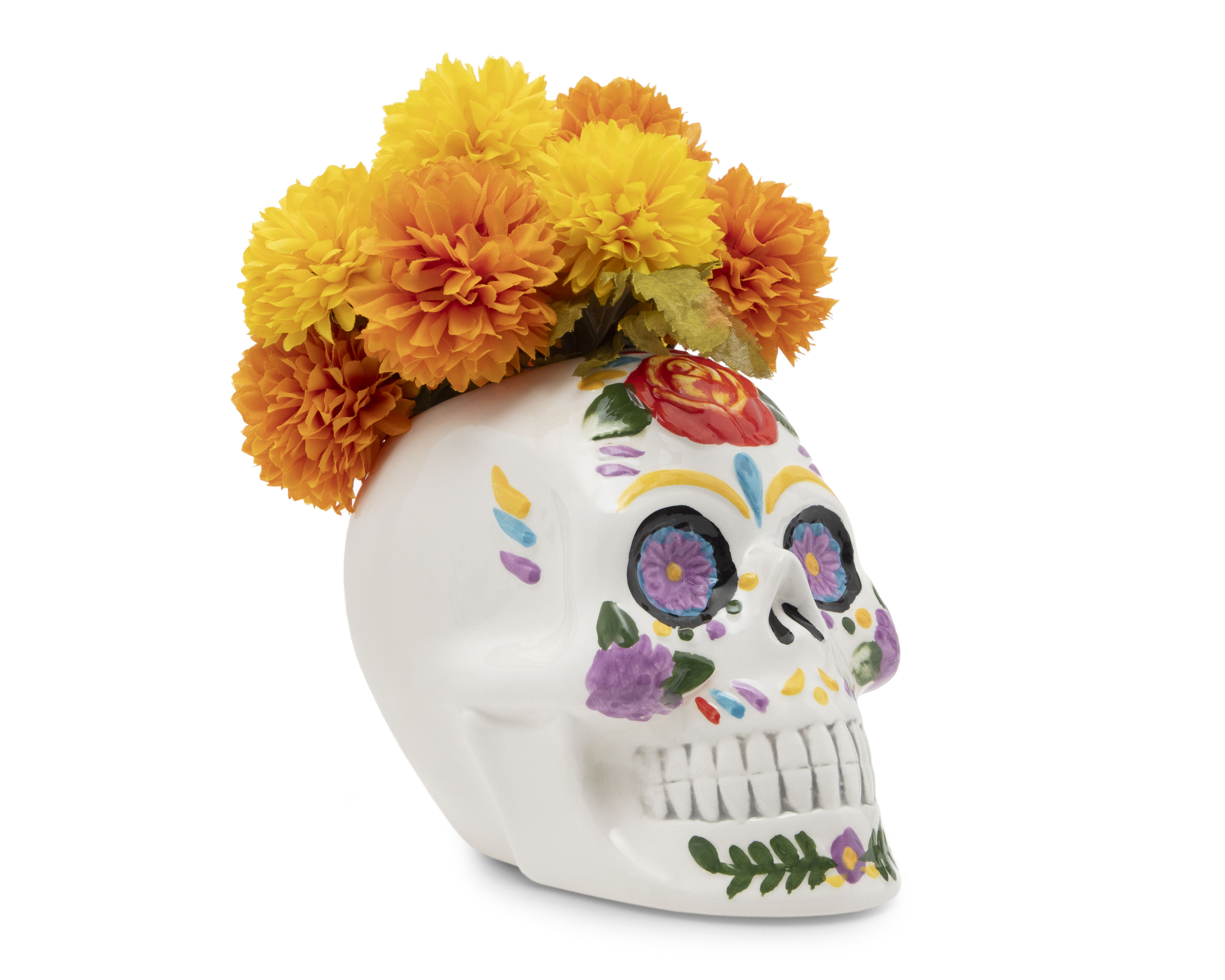 Foto 2 | Foto 2 | Planta Artificial Día de Muertos con Maceta Starhaus 13.5 cm