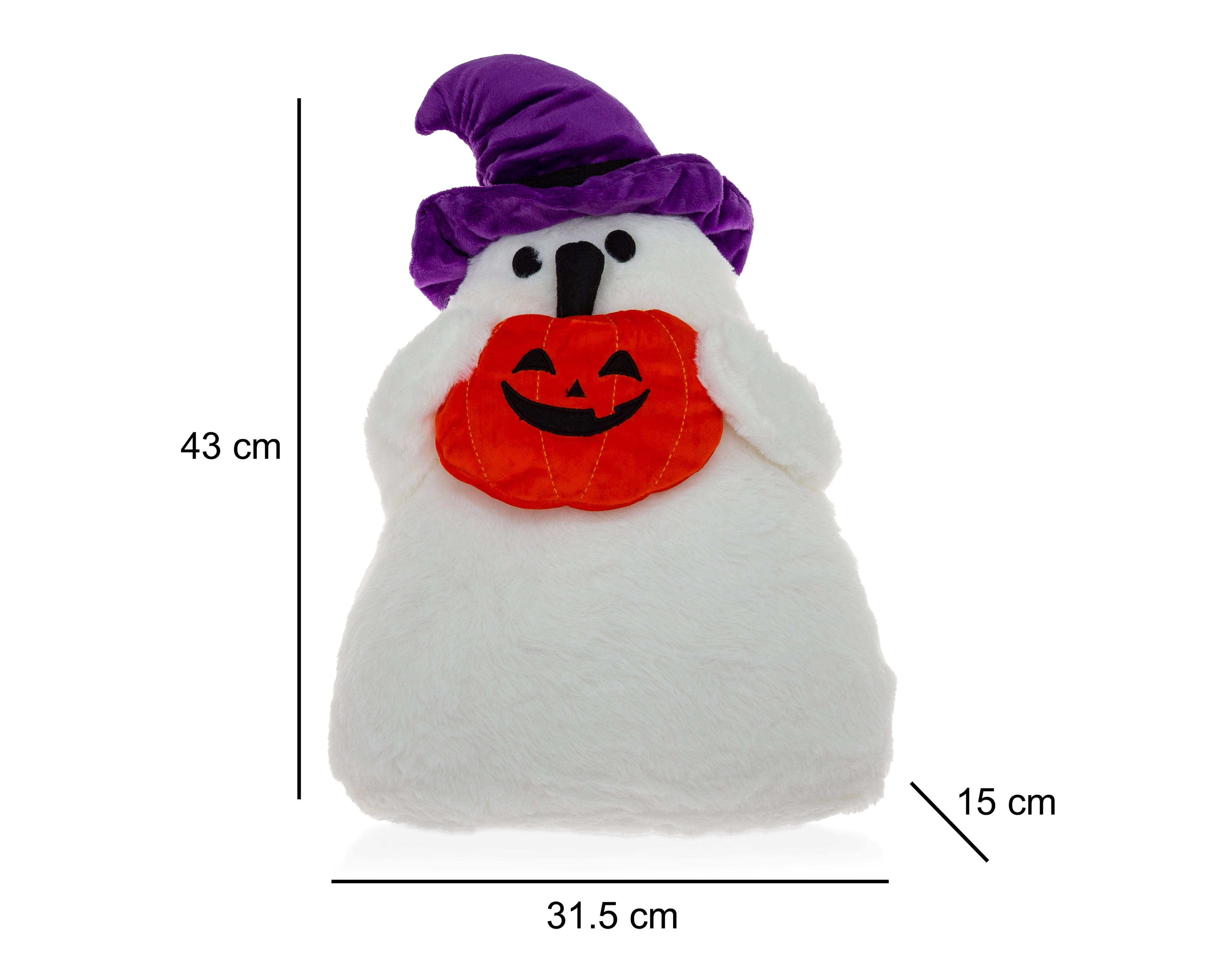 Foto 7 pulgar | Foto 6 | Peluche Decorativo de Halloween Happy Ghost de Poliéster