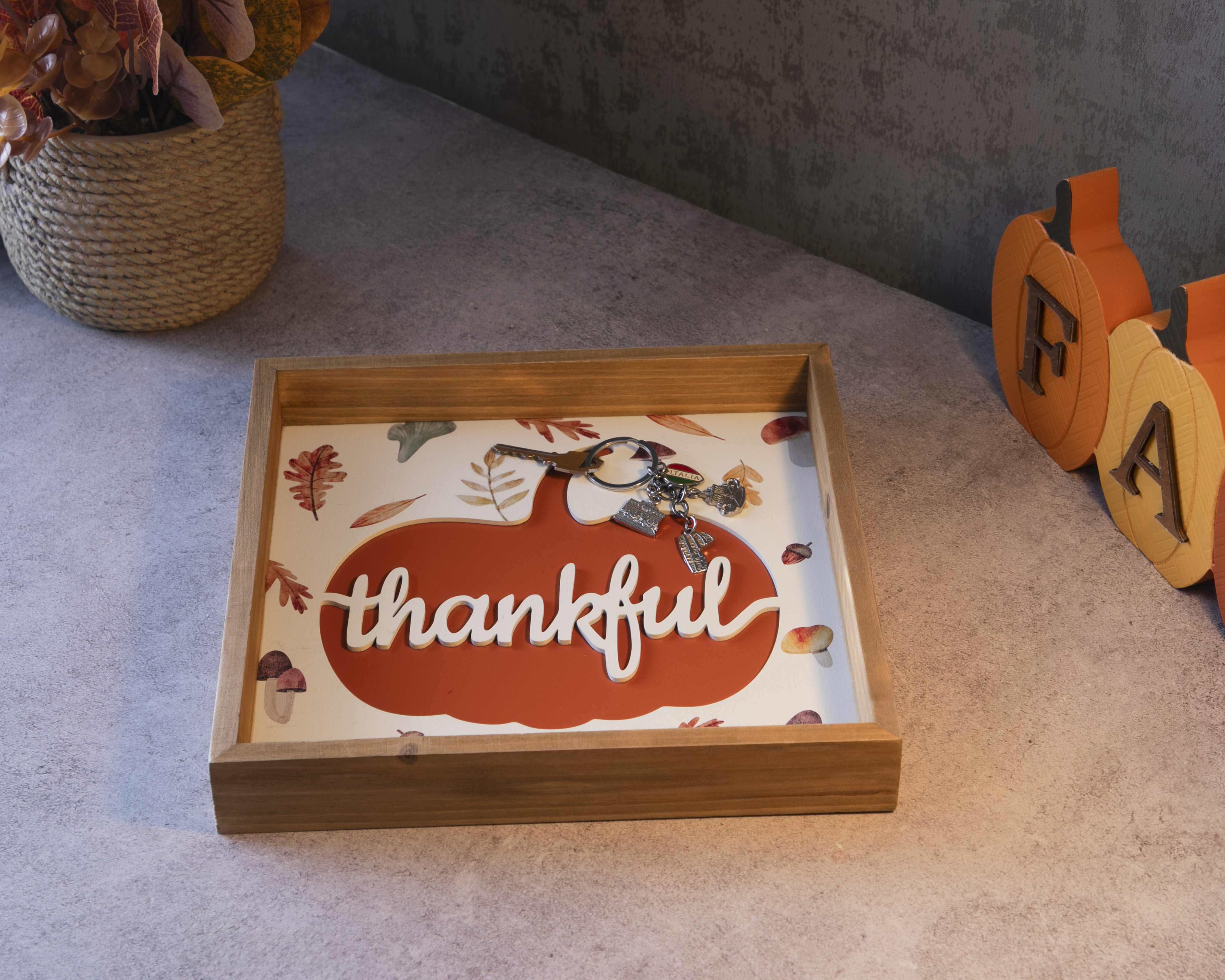 Foto 4 | Foto 4 | Charola Decorativa Thankful de Madera