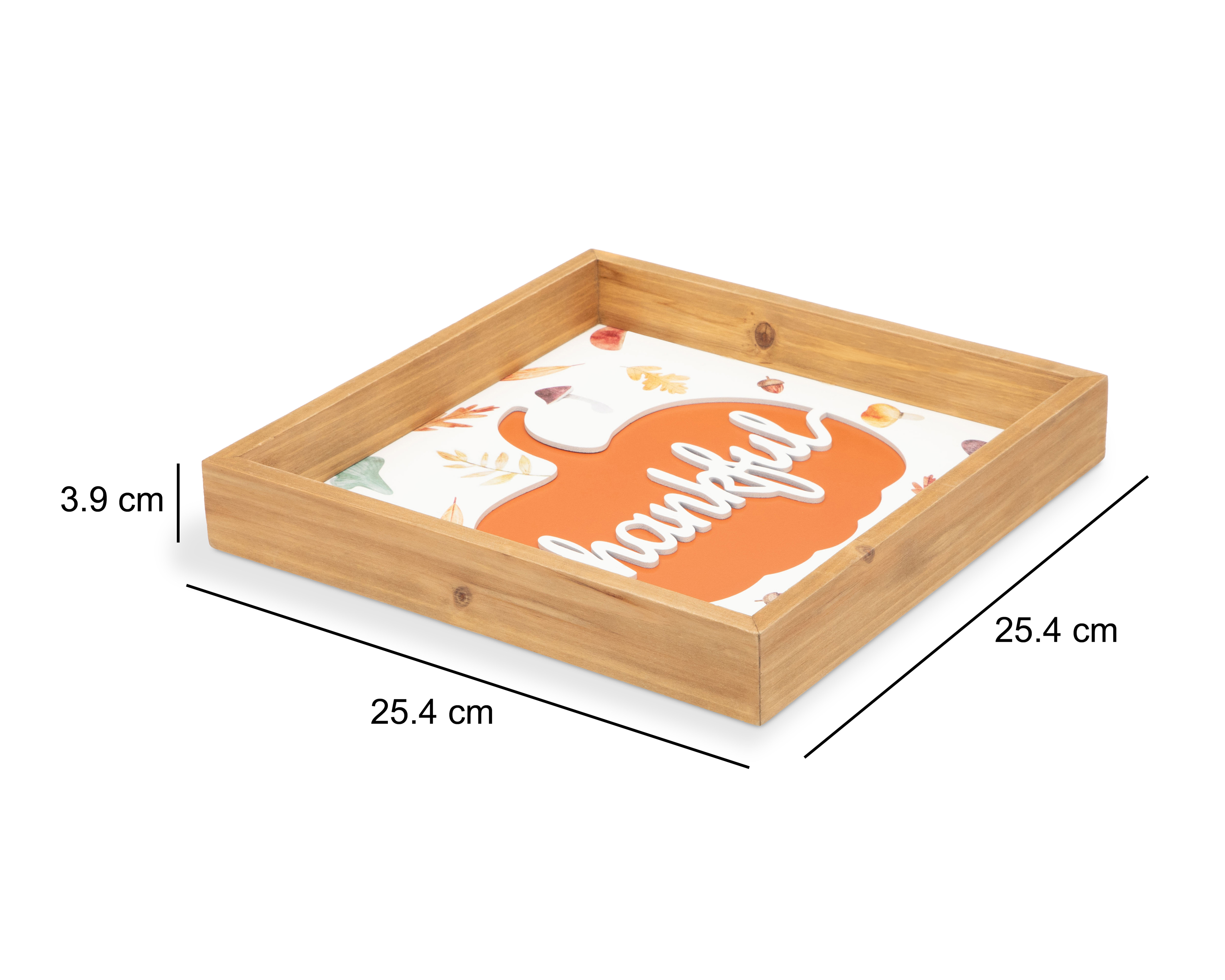 Foto 5 | Foto 5 | Charola Decorativa Thankful de Madera